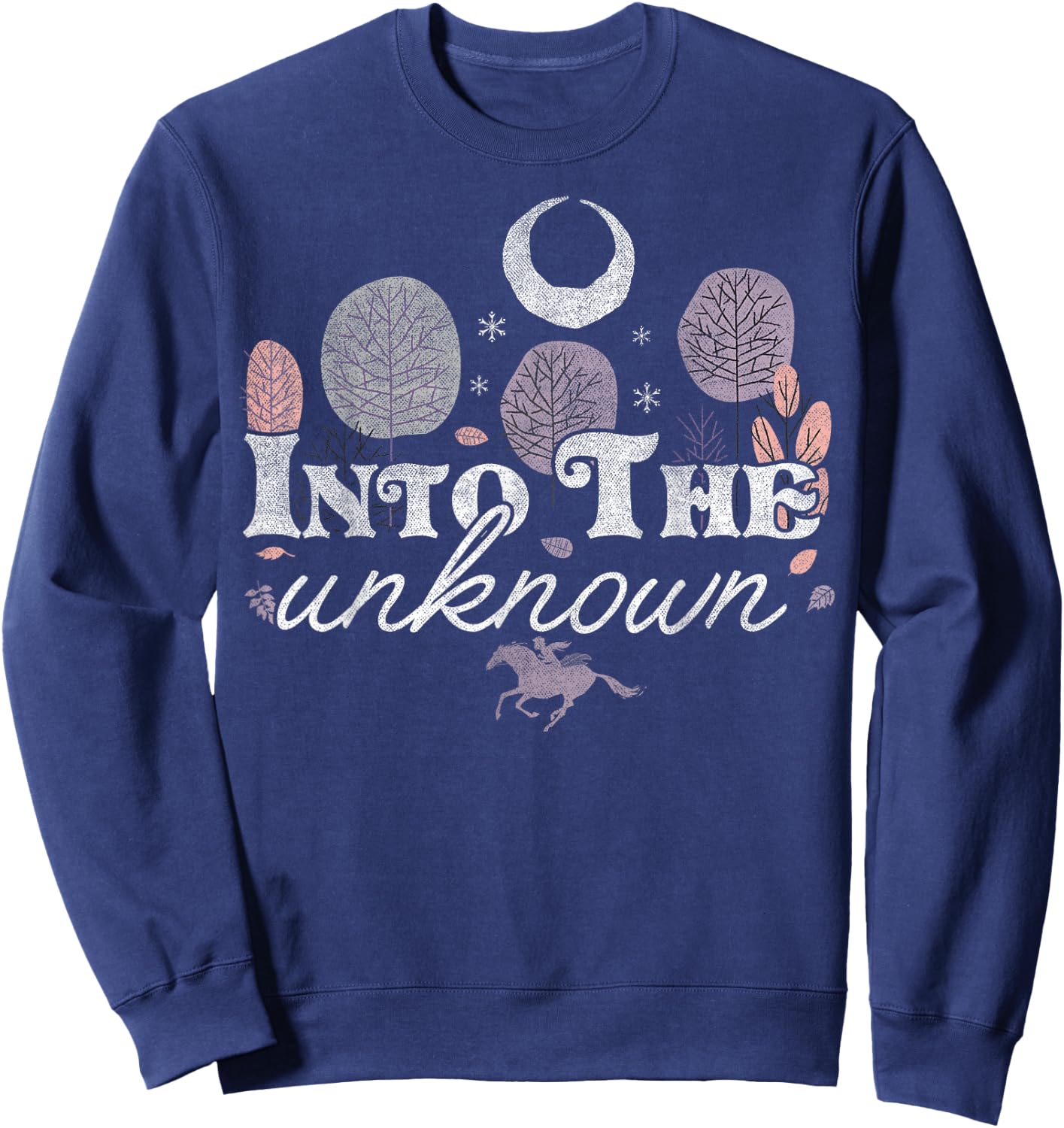 Disney Frozen 2 Into The Unknown Text Sweatshirt - Sweatshirt | Navy