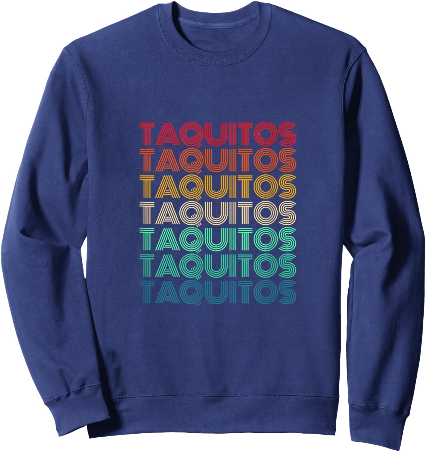 Taquitos Retro Sweatshirt - Sweatshirt | Navy