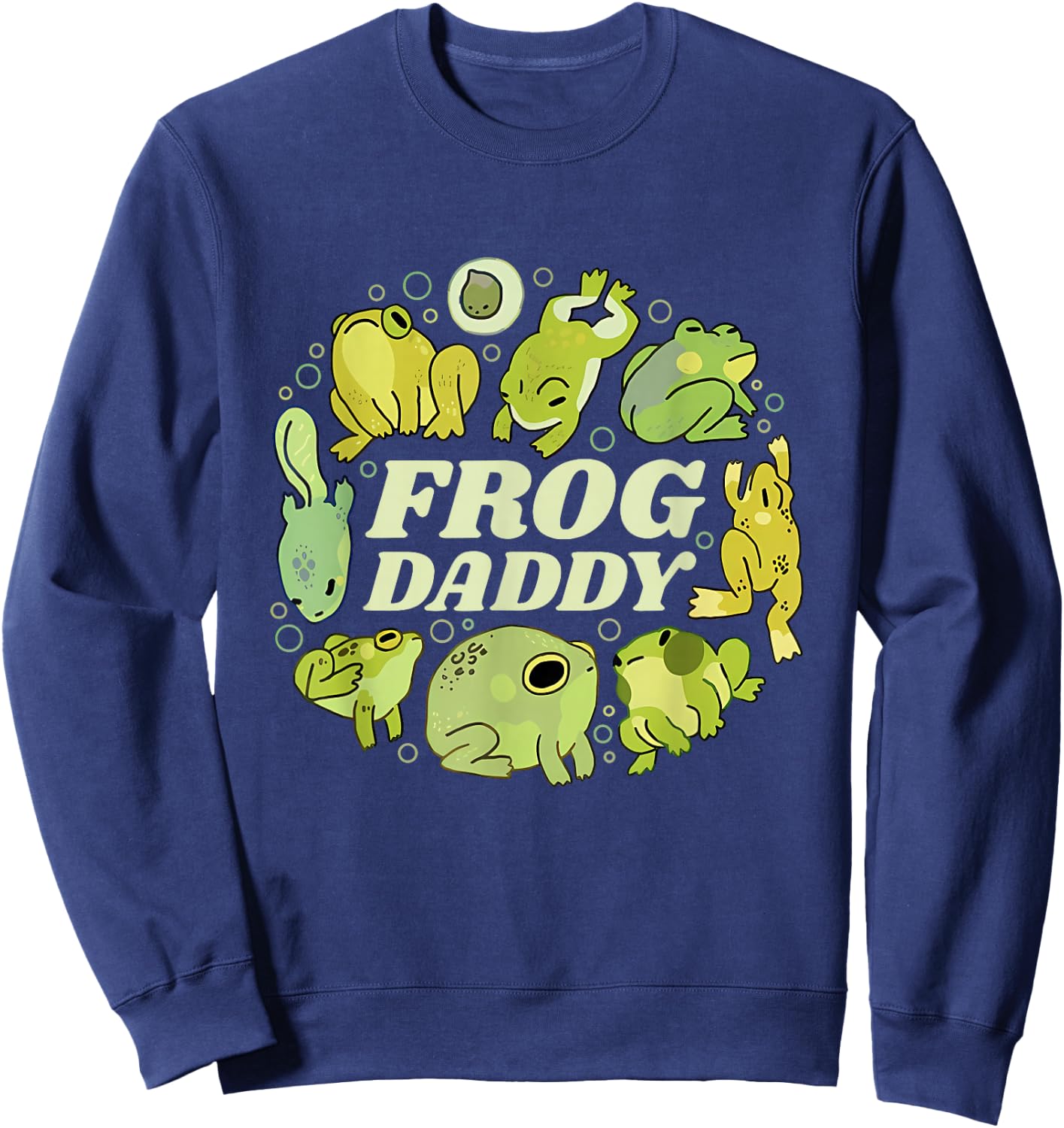 Frog Daddy Funny Apparel Sweatshirt - Sweatshirt | Navy