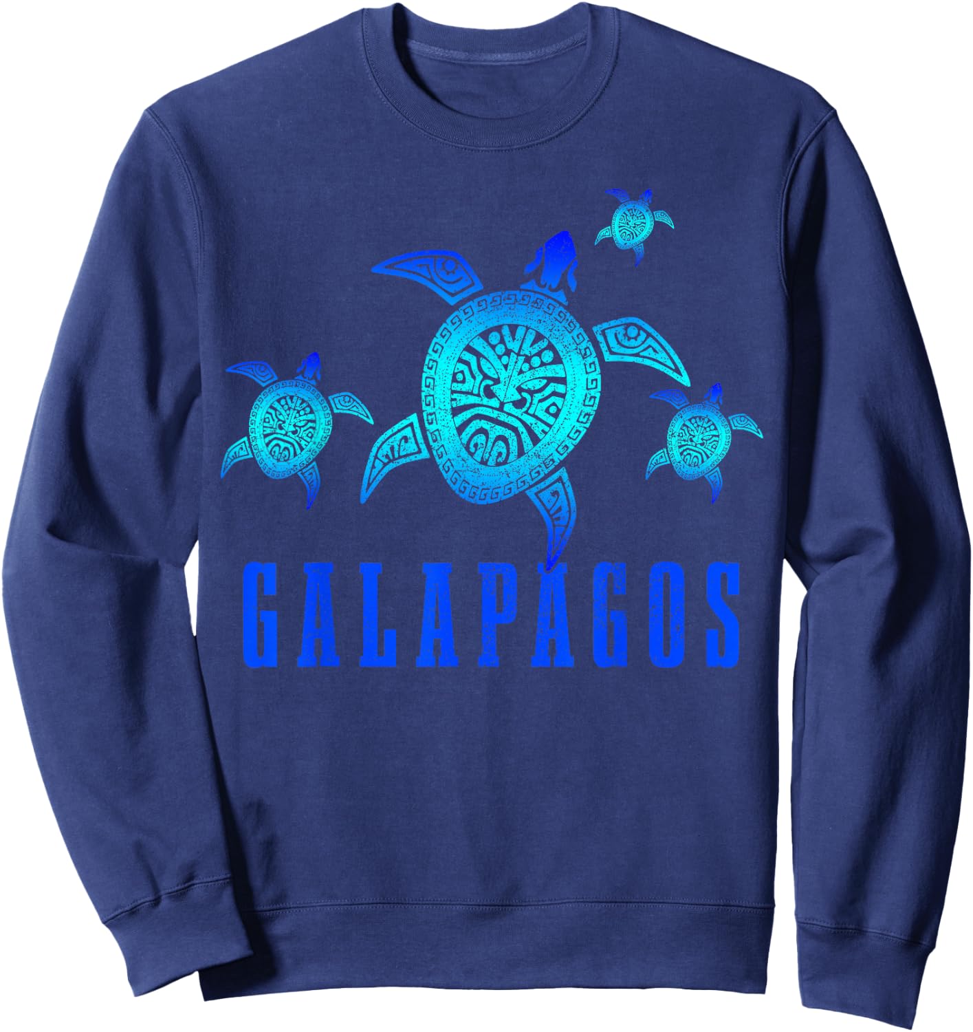 Galapagos Tortoise Diving Diver Sweatshirt - Sweatshirt | Navy
