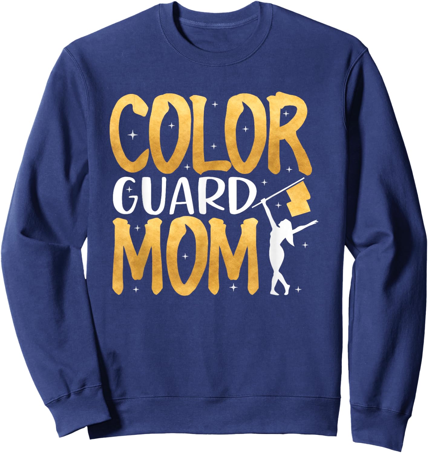 Color Guard Mom Shirt Marching Band School Mommy Mother Sweatshirt - Sweatshirt | Navy
