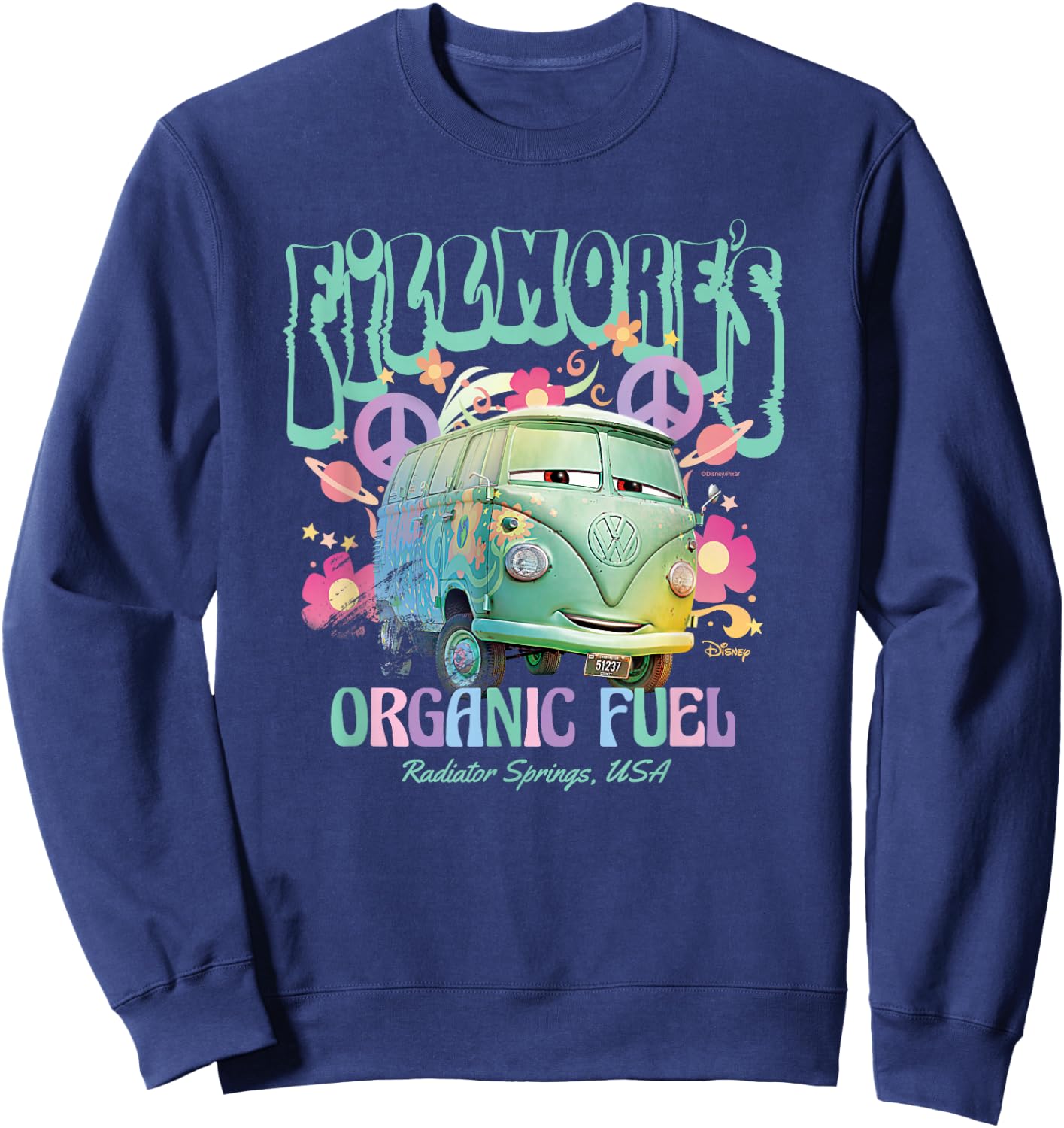 Cars Fillmores Organic Fuel Sweatshirt - Sweatshirt | Navy
