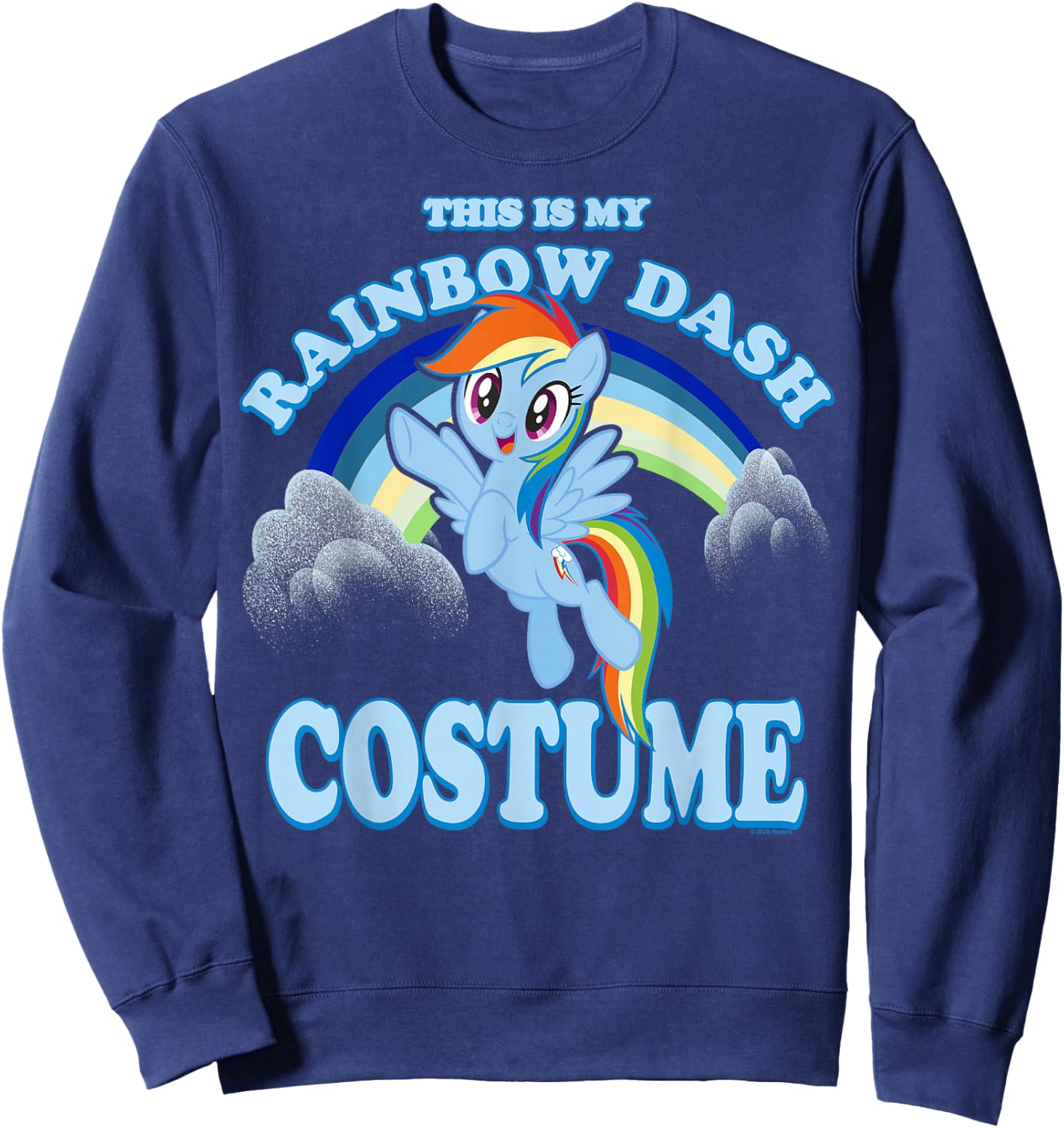 My Little Pony: Friendship Is Magic Rainbow Dash Halloween Sweatshirt - Sweatshirt | Navy