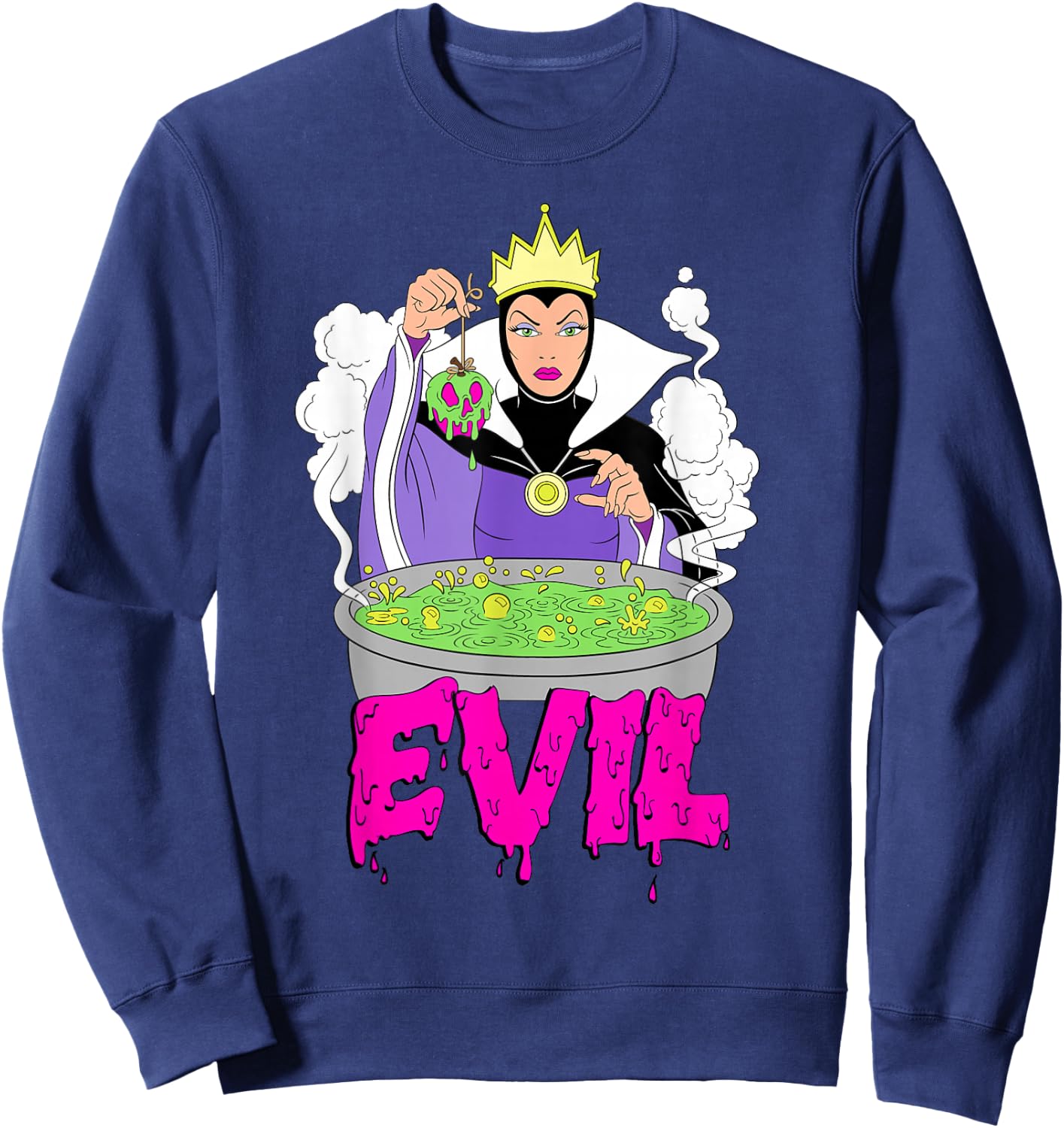 Disney Villains Evil Queen Grime Art Sweatshirt - Sweatshirt | Navy