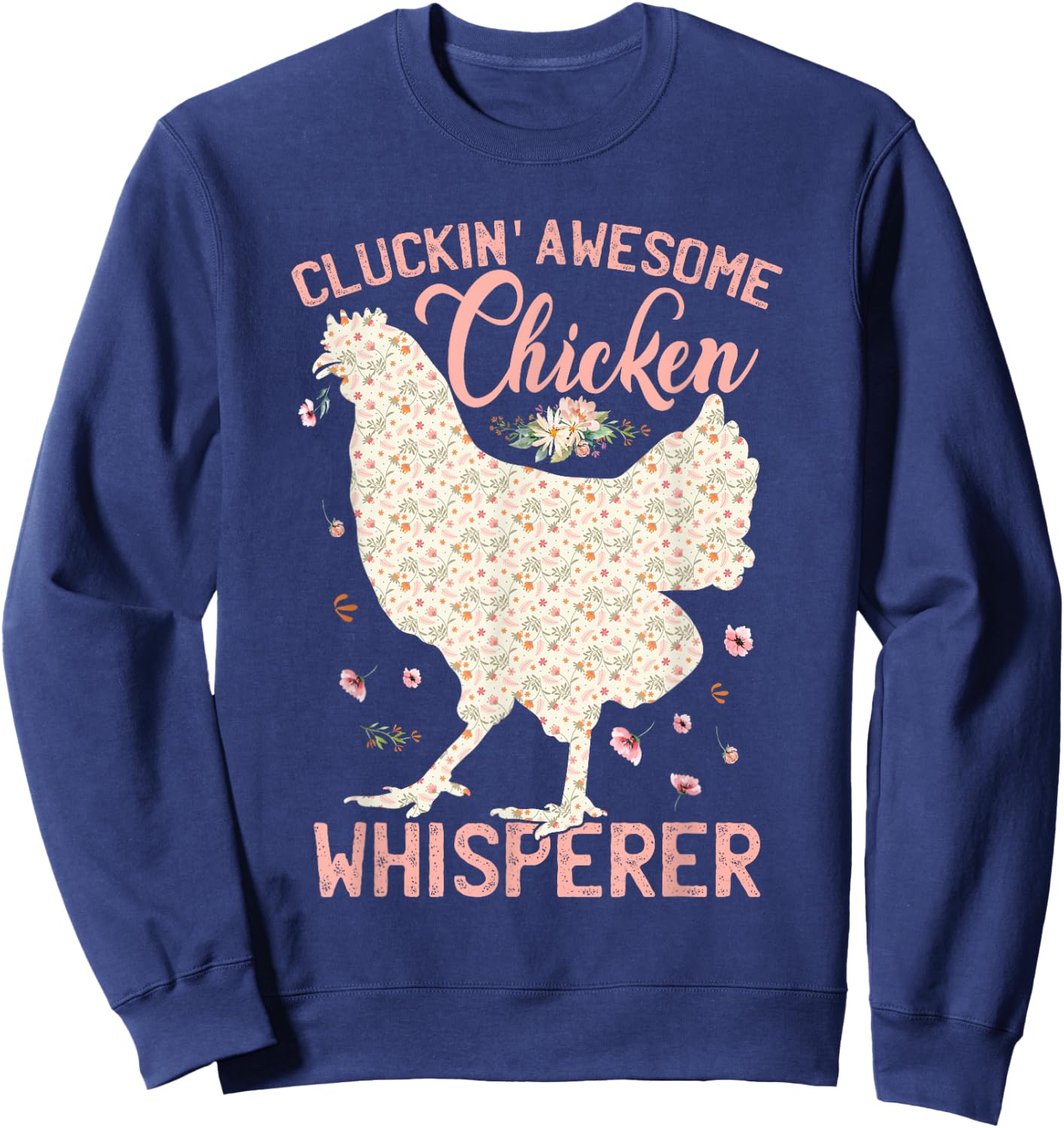Chicken Farming Poultry Women Sweatshirt - Sweatshirt | Navy