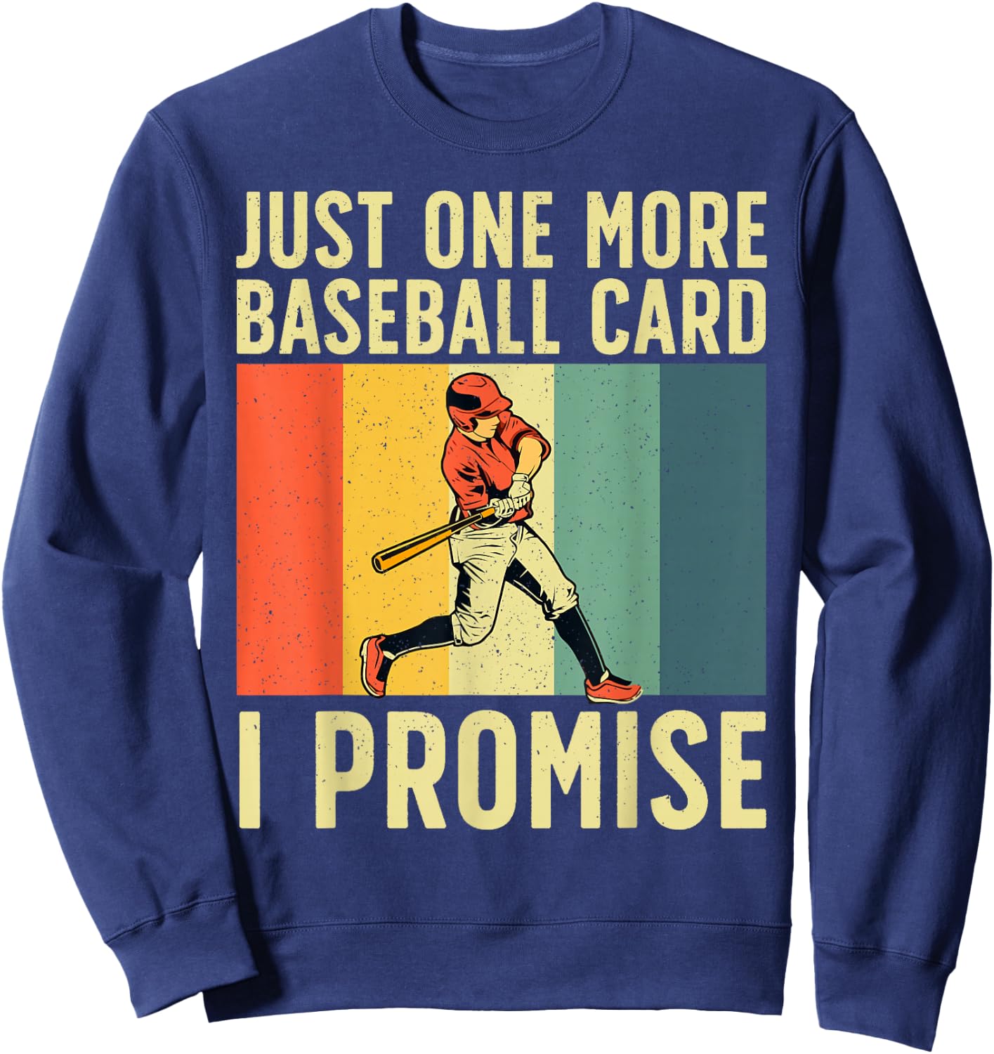 Baseball Card Collector Women Boys Card Collecting Sweatshirt - Sweatshirt | Navy