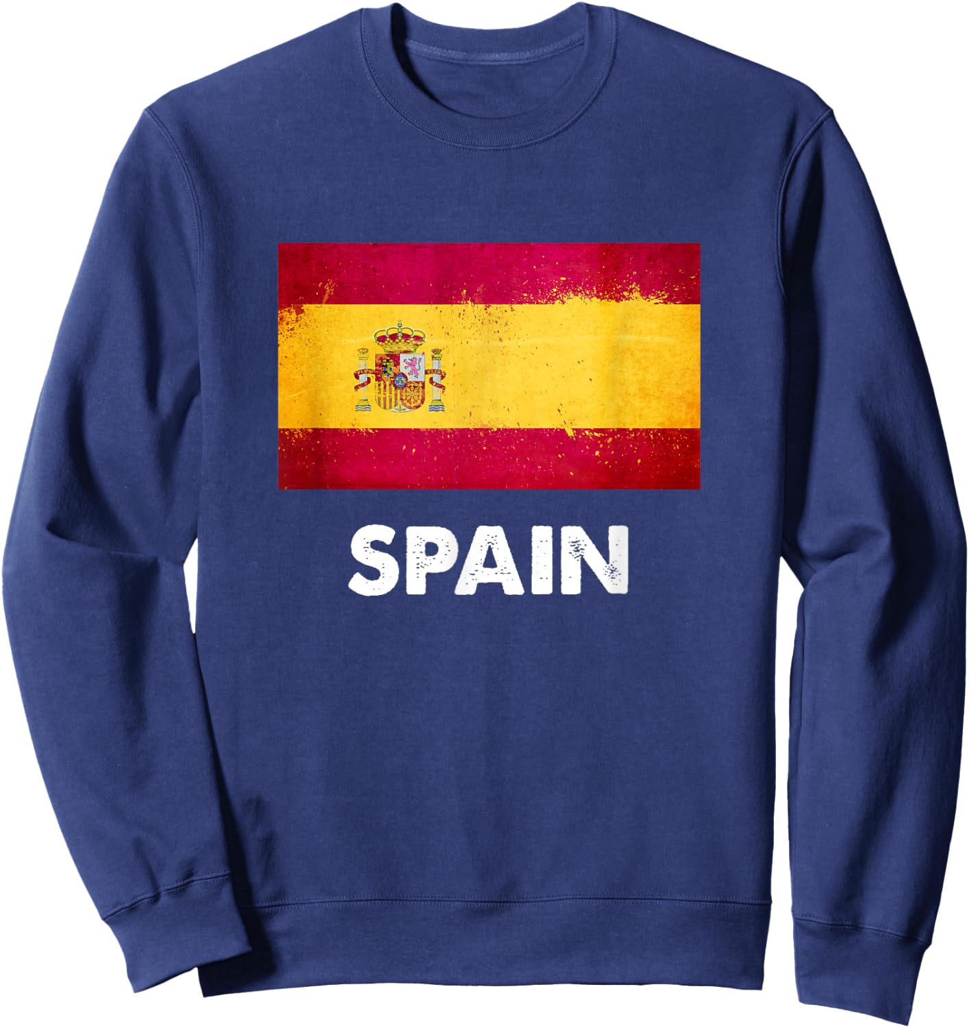 Spain Flag Jersey | Spaniard Sweatshirt - Sweatshirt | Navy