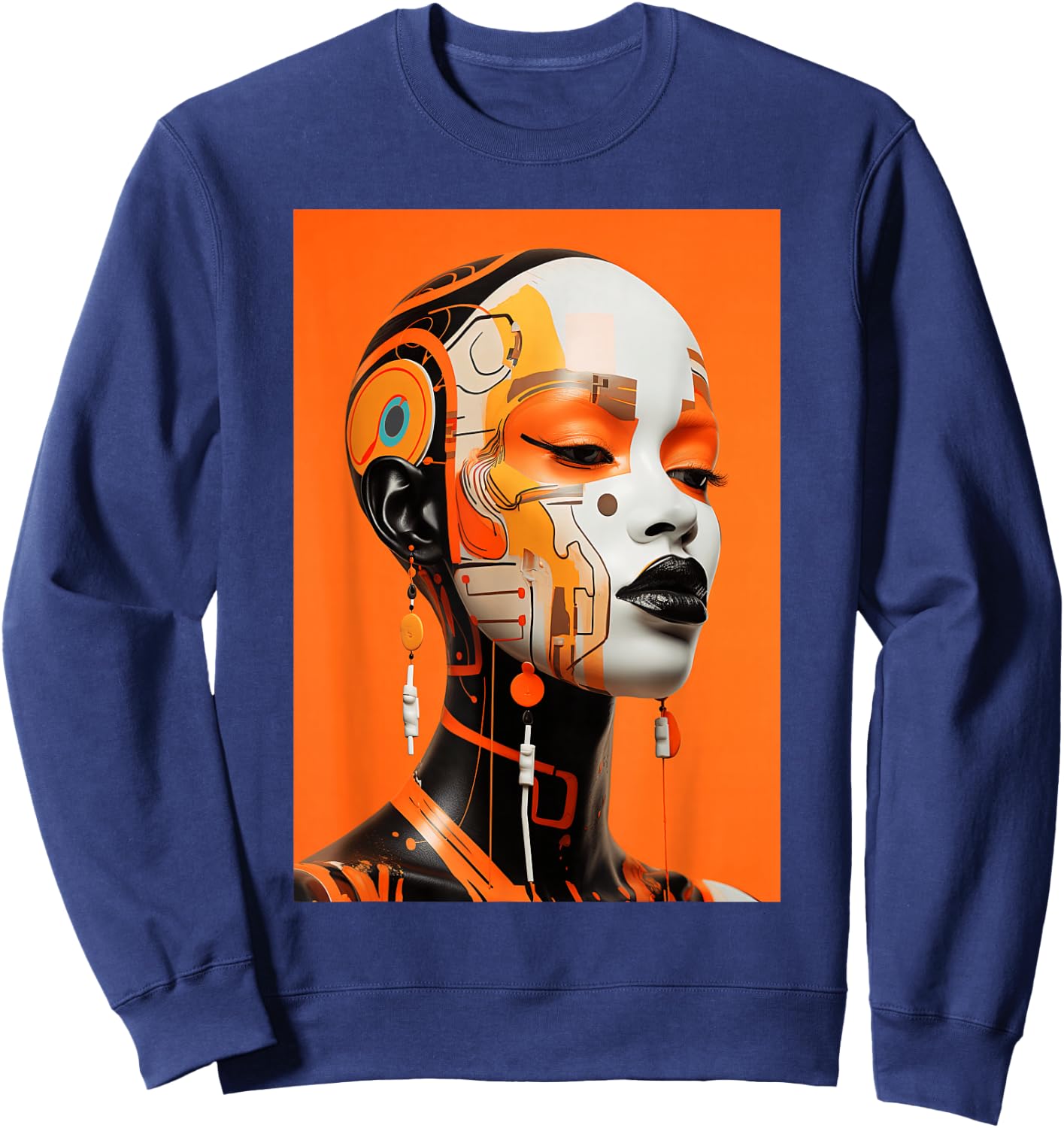 Afrofuturism: Art Photography Sweatshirt - Sweatshirt | Navy