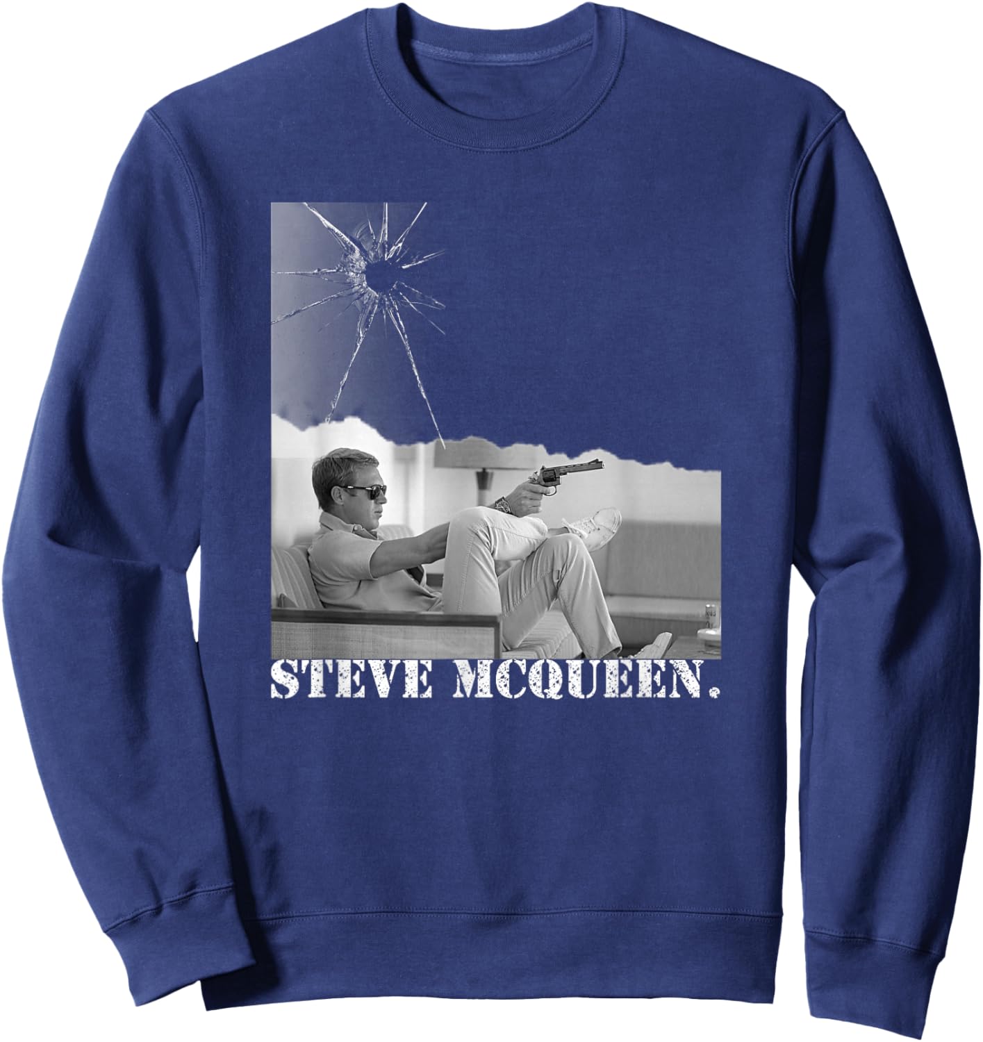 Steve McQueen_022 Sweatshirt - Sweatshirt | Navy