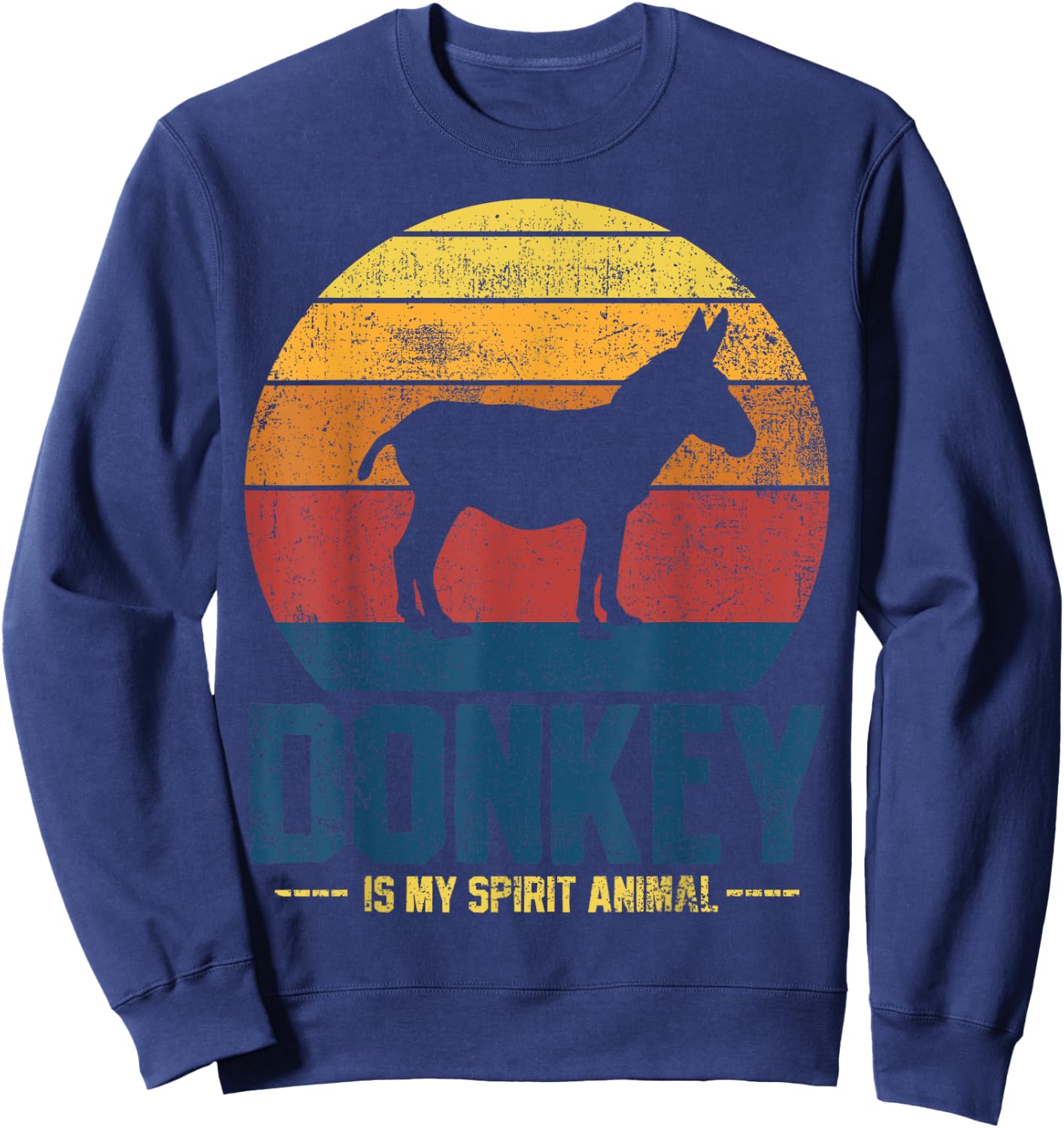 Donkey Farmer Vintage Sweatshirt - Sweatshirt | Navy