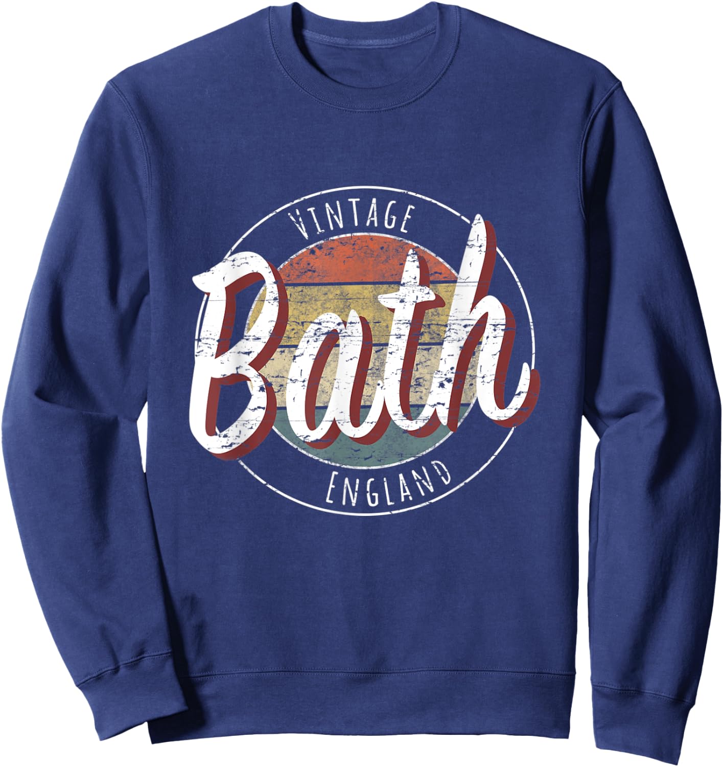Vintage Bath England Sweatshirt - Sweatshirt | Navy
