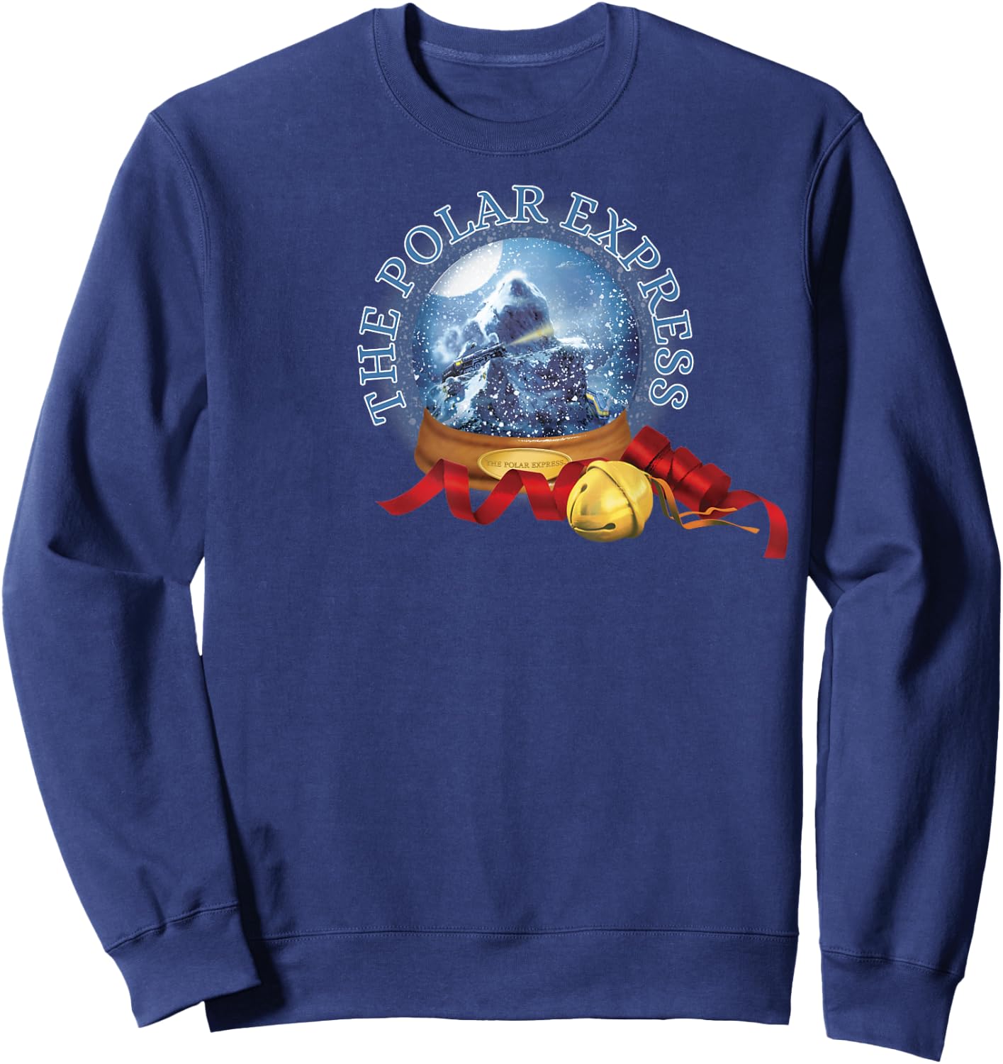 Polar Express Snow Globe & Bell Logo Sweatshirt - Sweatshirt | Navy