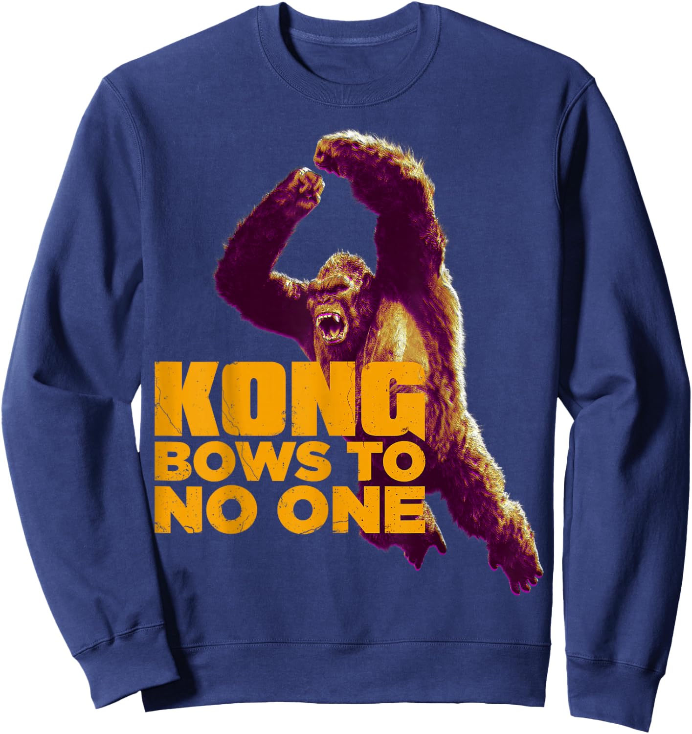 Godzilla vs Kong - Kong Bows To No One Sweatshirt - Sweatshirt | Navy