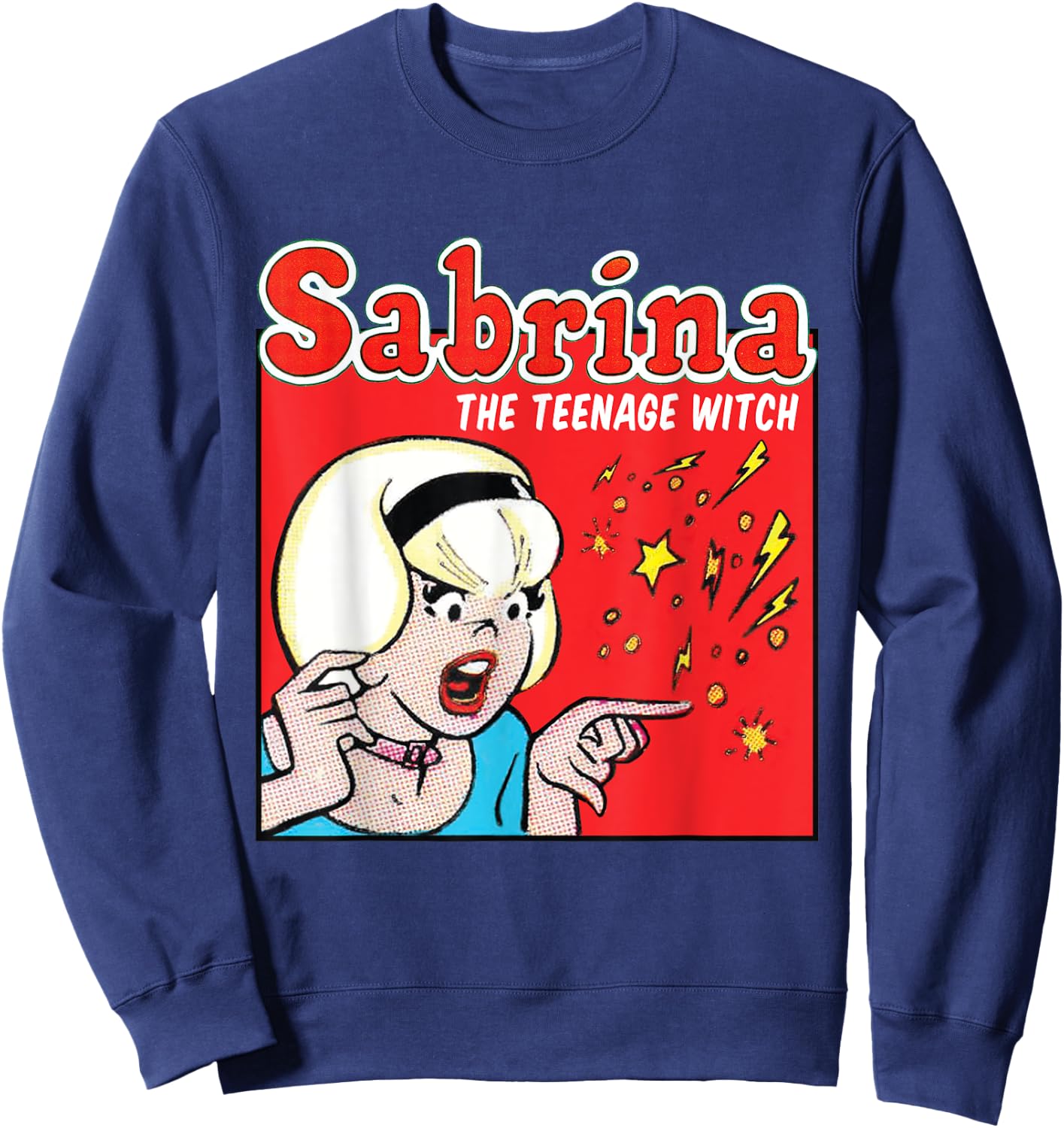 Sabrina The Teenage Witch Retro Sweatshirt - Sweatshirt | Navy