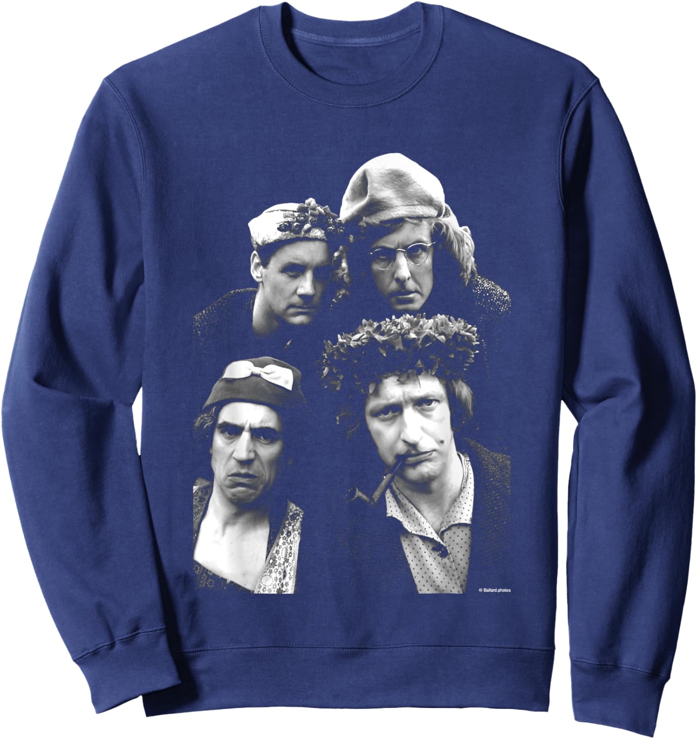 Monty Python Group Shot 1974 By Allan Ballard Sweatshirt - Sweatshirt | Navy
