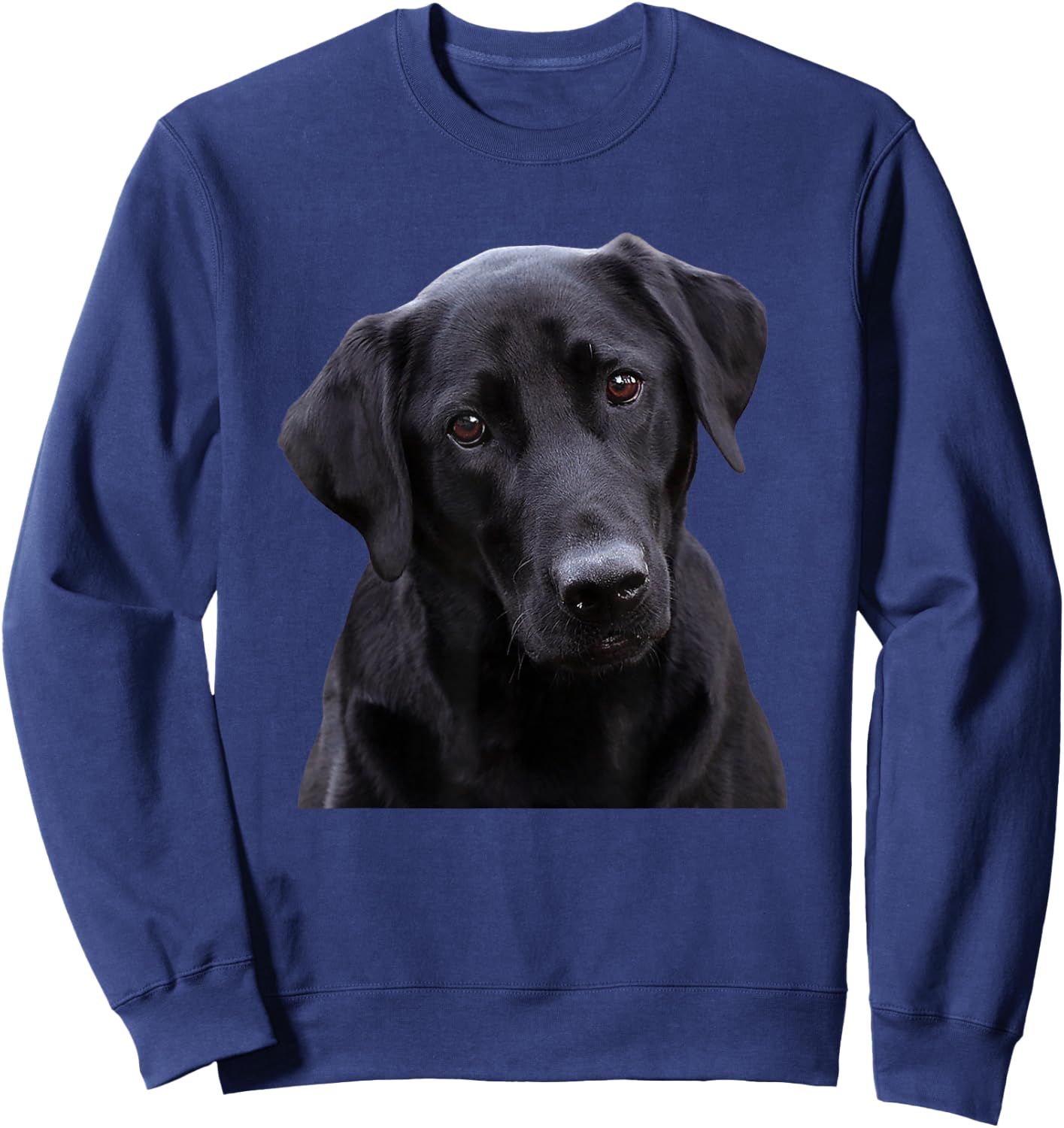Love Is Labrador Retriever Shirt Black Lab Mom Dad Dog Lover Sweatshirt - Sweatshirt | Navy