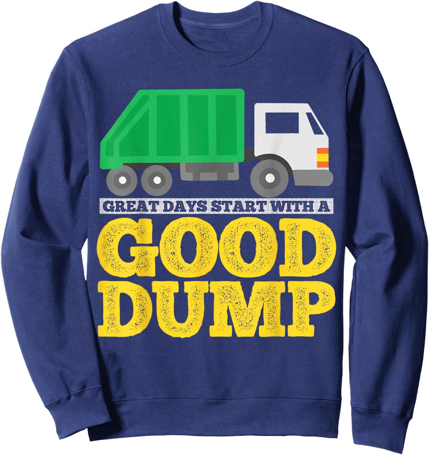 Garbage Truck Sweatshirt - Sweatshirt | Navy