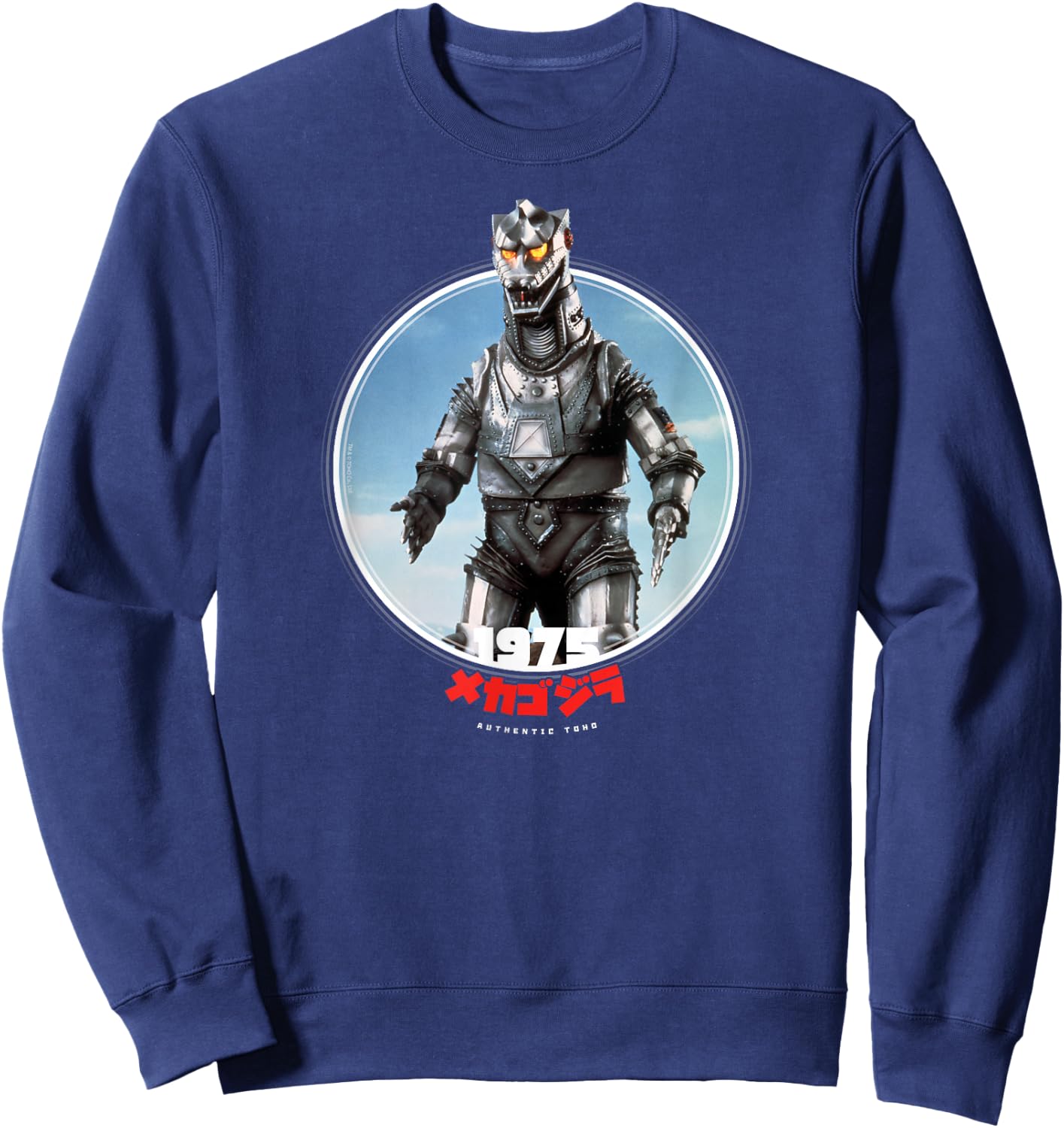 Godzilla Mechagodzilla 1975 Icons of Toho Sweatshirt - Sweatshirt | Navy