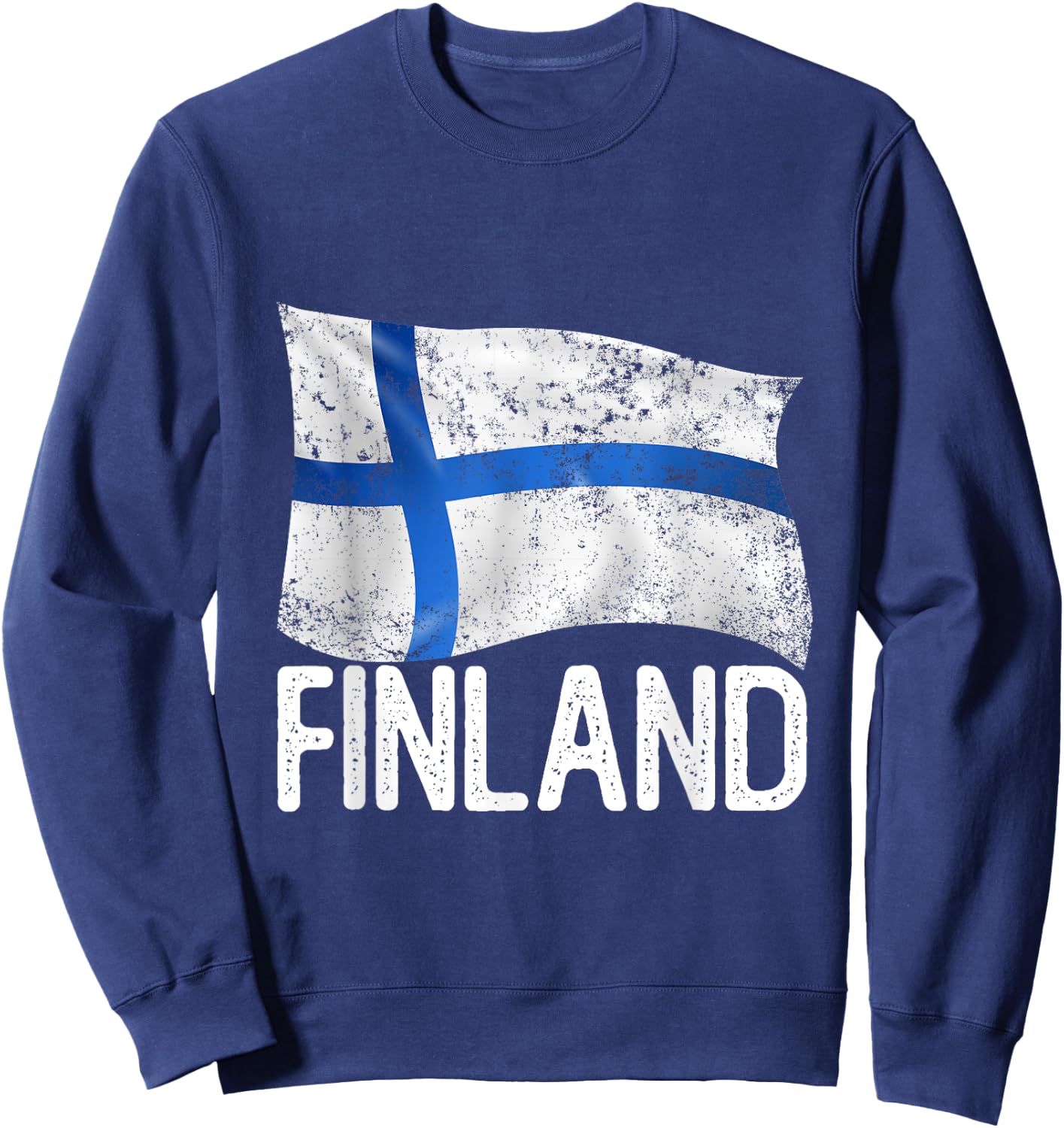 Finnish Flag Finland Sweatshirt - Sweatshirt | Navy