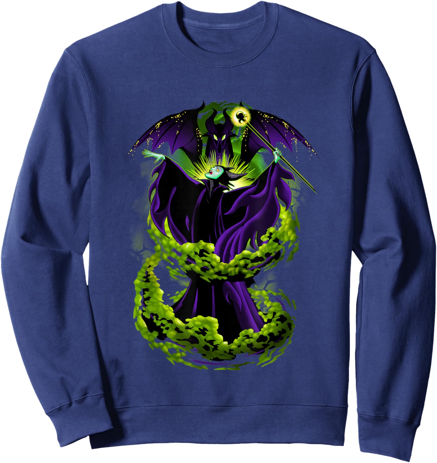 Disney Villains Maleficent Dragon Transformation Sweatshirt - Sweatshirt | Navy