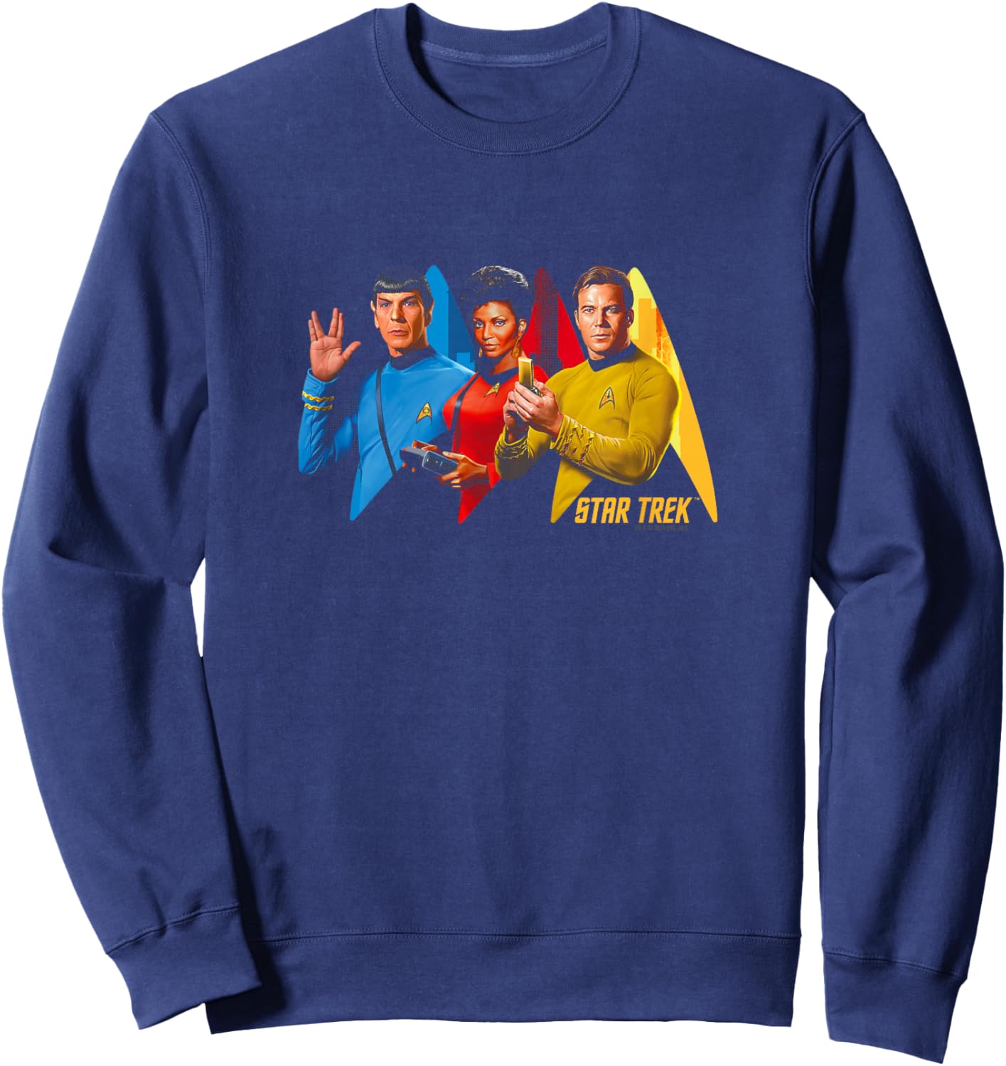 Star Trek Character Group - Officially Licensed Sweatshirt - Sweatshirt | Navy