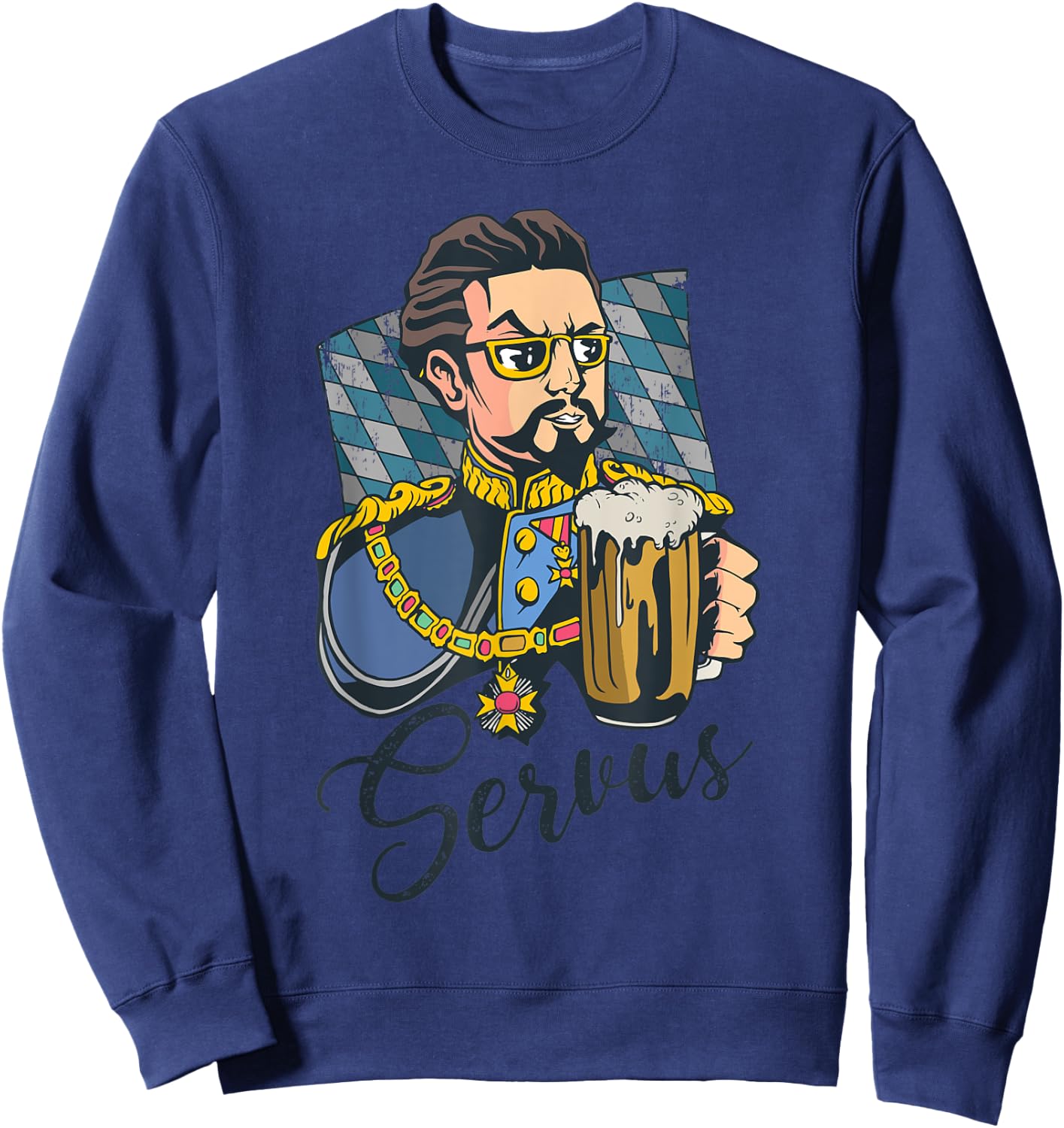 König Ludwig Home Bayern Beer Gift Sweatshirt - Sweatshirt | Navy