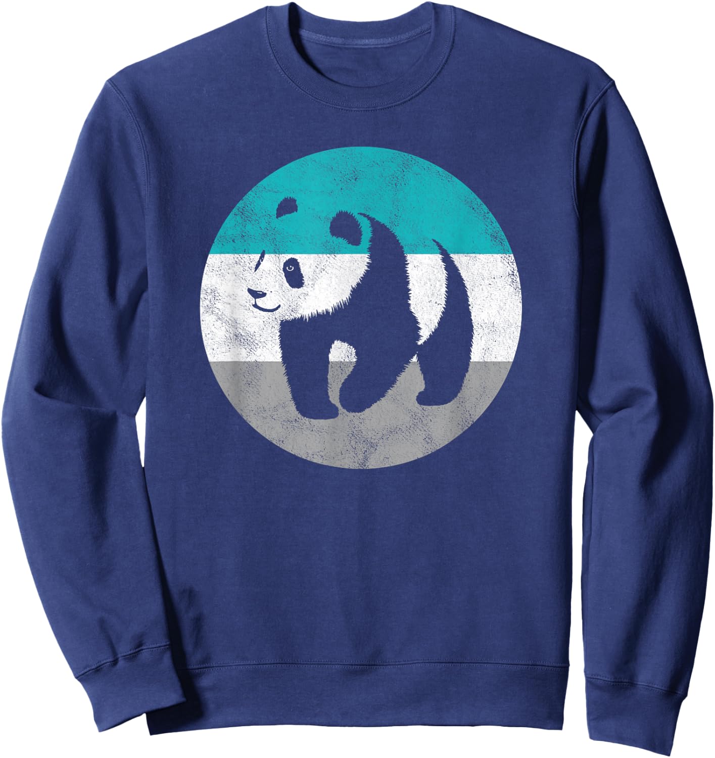 Panda Retro Gift or Boys Sweatshirt - Sweatshirt | Navy