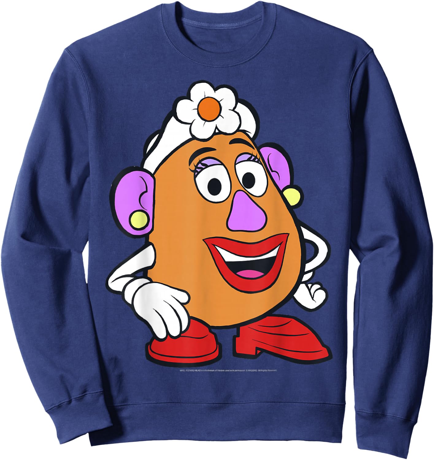 Disney Pixar Toy Story Mrs. Potato Head Big Portrait Sweatshirt - Sweatshirt | Navy