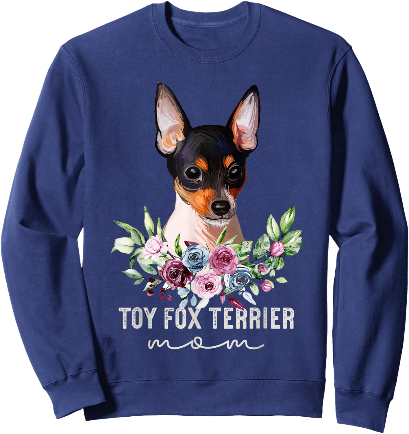 Toy Fox Terrier Shirt Gifts Dog Mum Sweatshirt - Sweatshirt | Navy