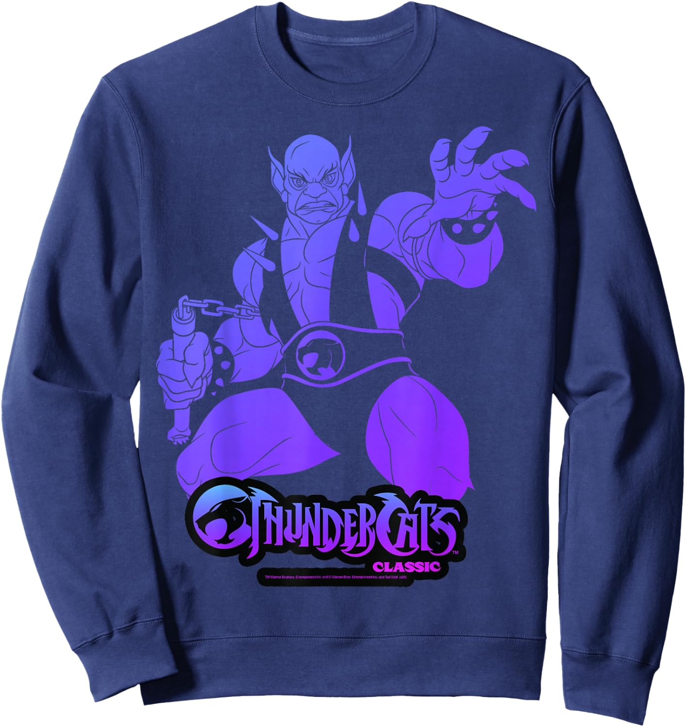 ThunderCats Panthro Gradient Portrait Sweatshirt - Sweatshirt | Navy