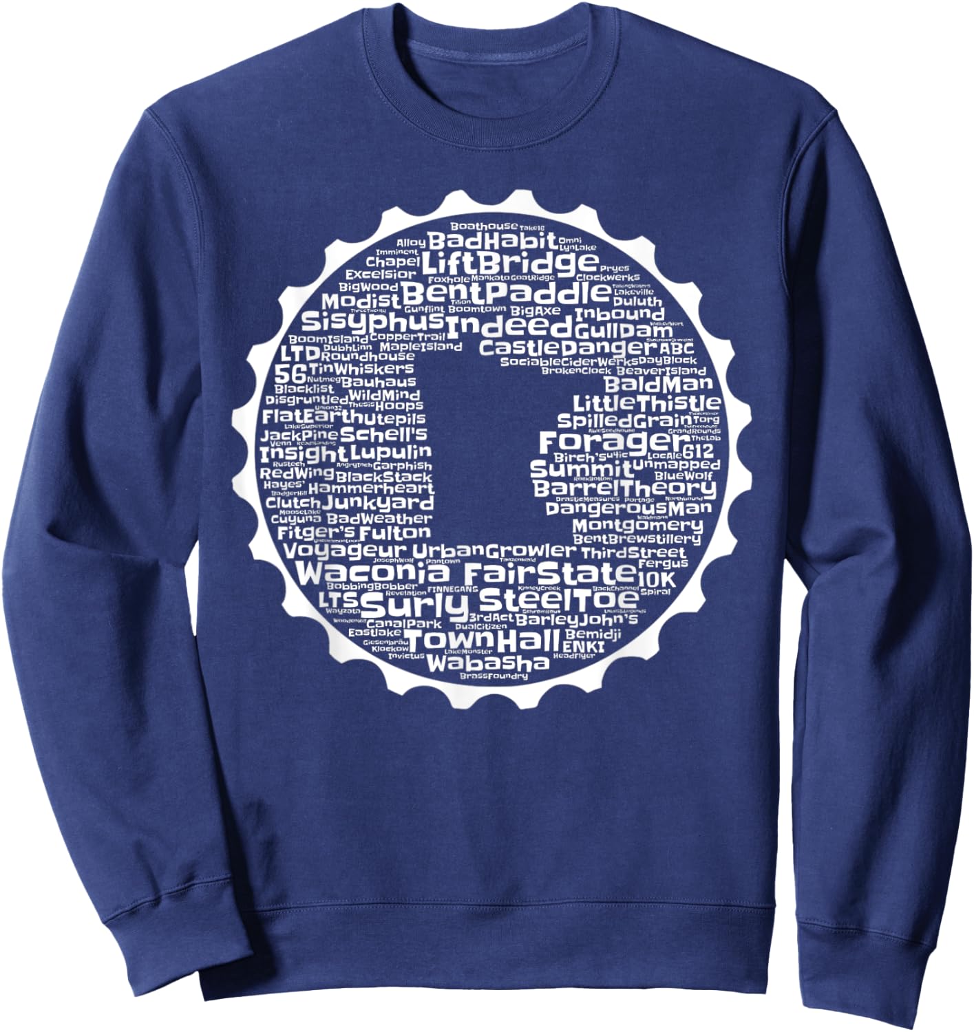Drink Local Minnesota Breweries Sweatshirt - Sweatshirt | Navy