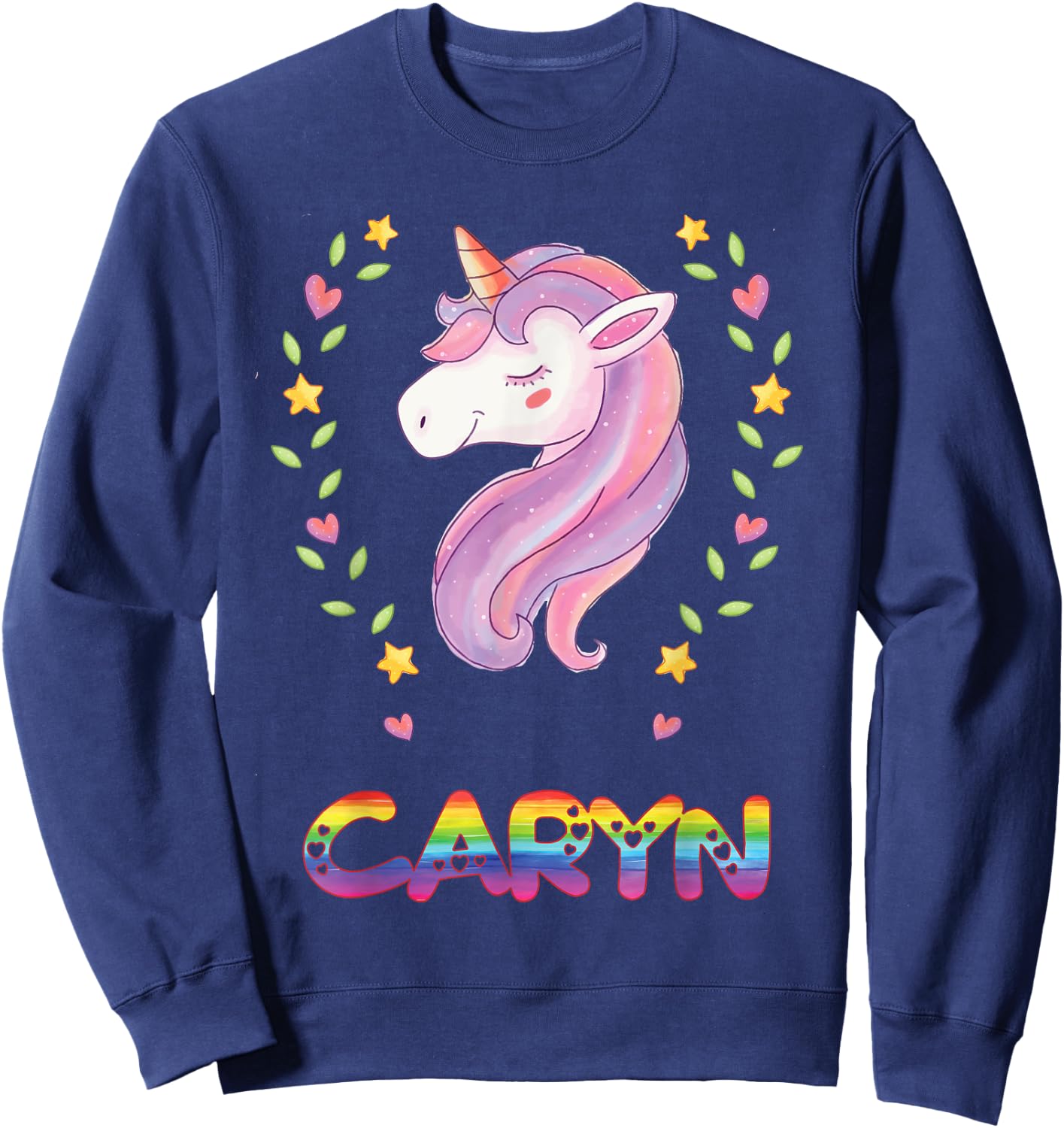 Caryn Name Sweatshirt - Sweatshirt | Navy
