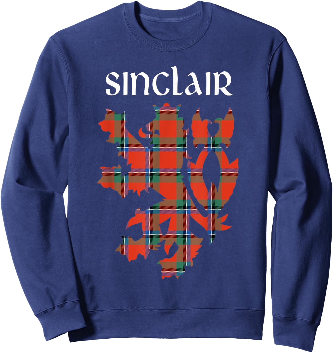 Clan Sinclair Tartan Scottish Family Name Scotland Pride Sweatshirt - Sweatshirt | Navy