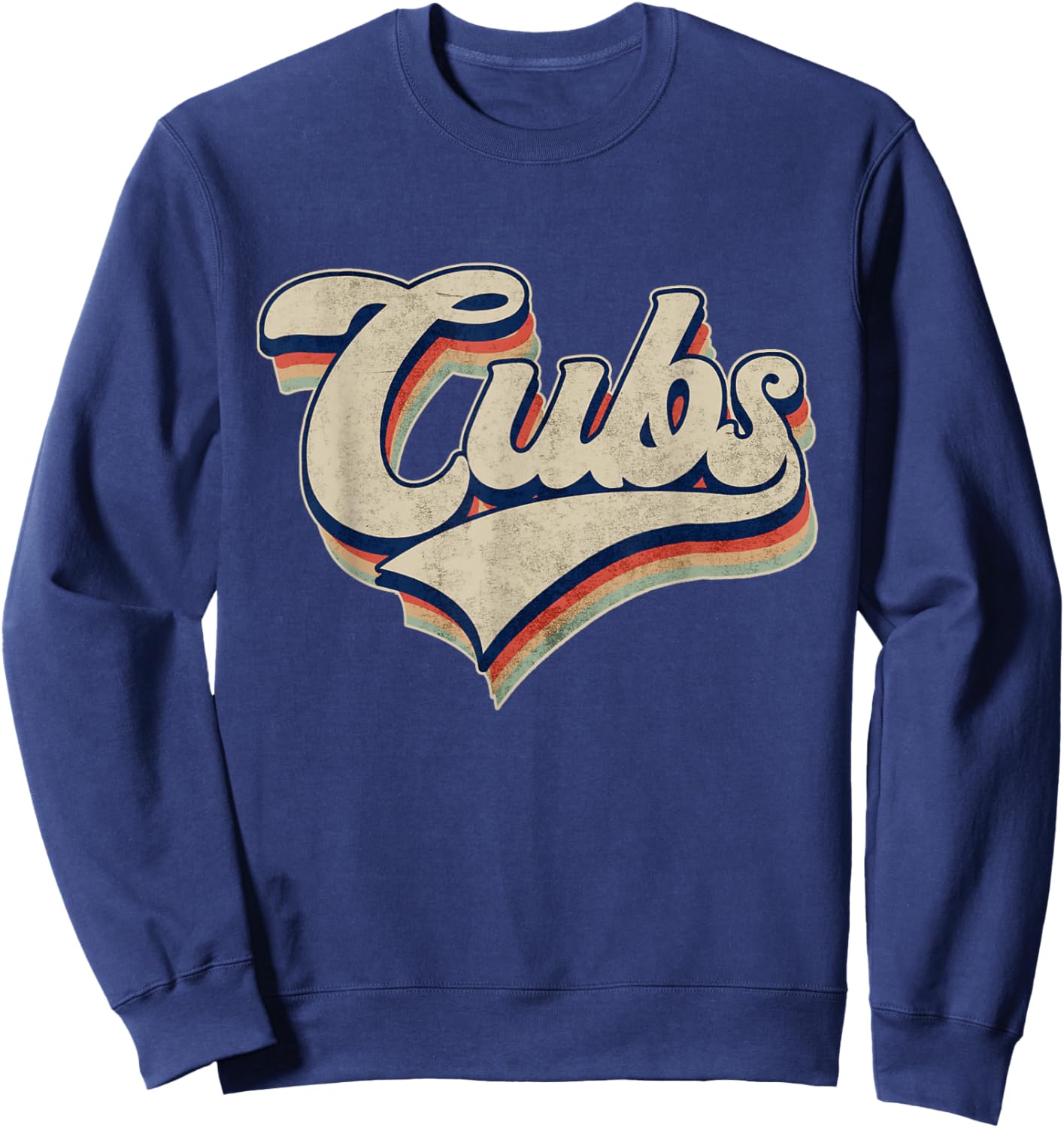 Graphic Cubs Last Proud Name Lovers Classic Art Outfit Name Sweatshirt - Sweatshirt | Navy