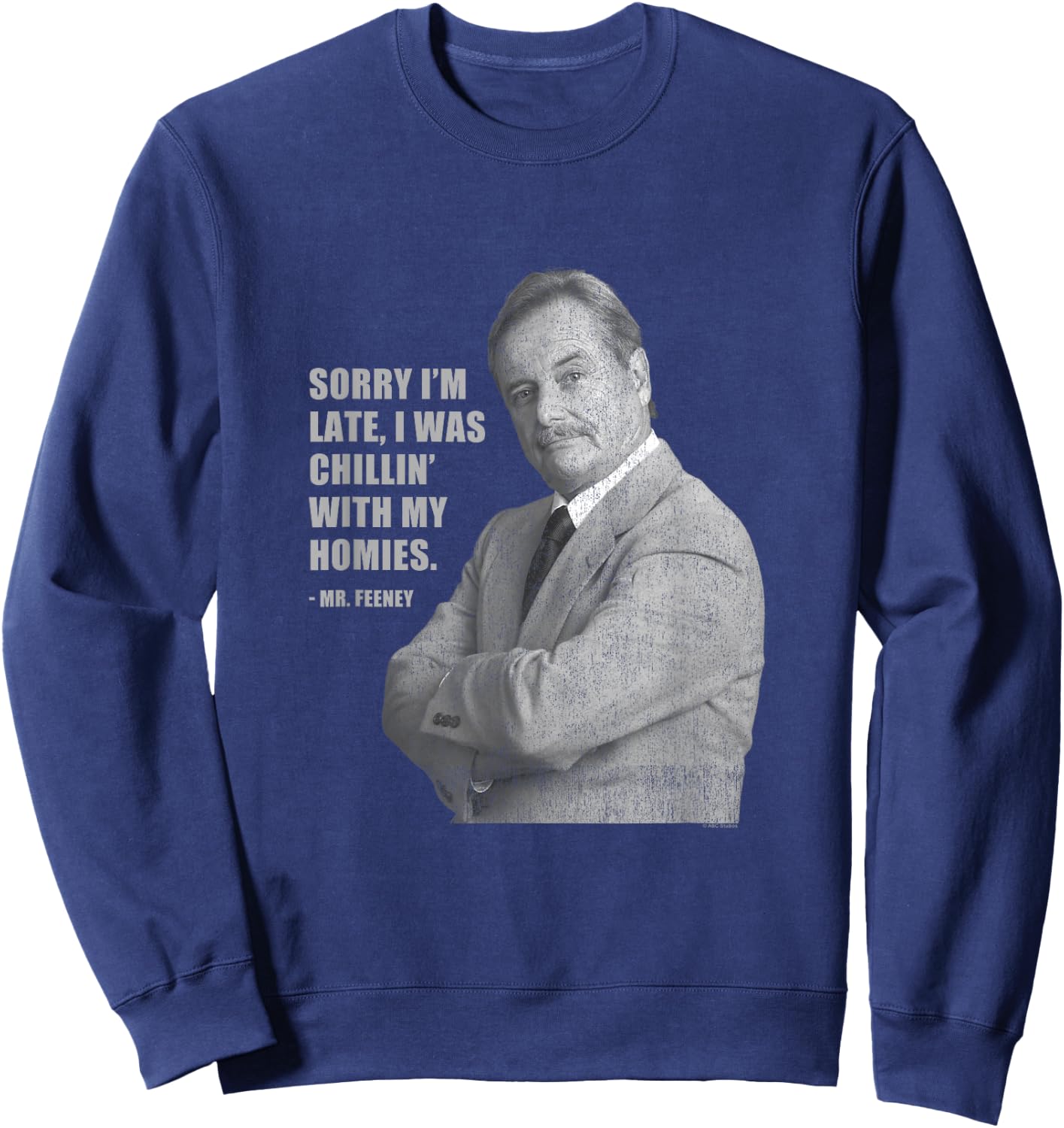 Boy Meets World Feeny Chillin' Sweatshirt - Sweatshirt | Navy