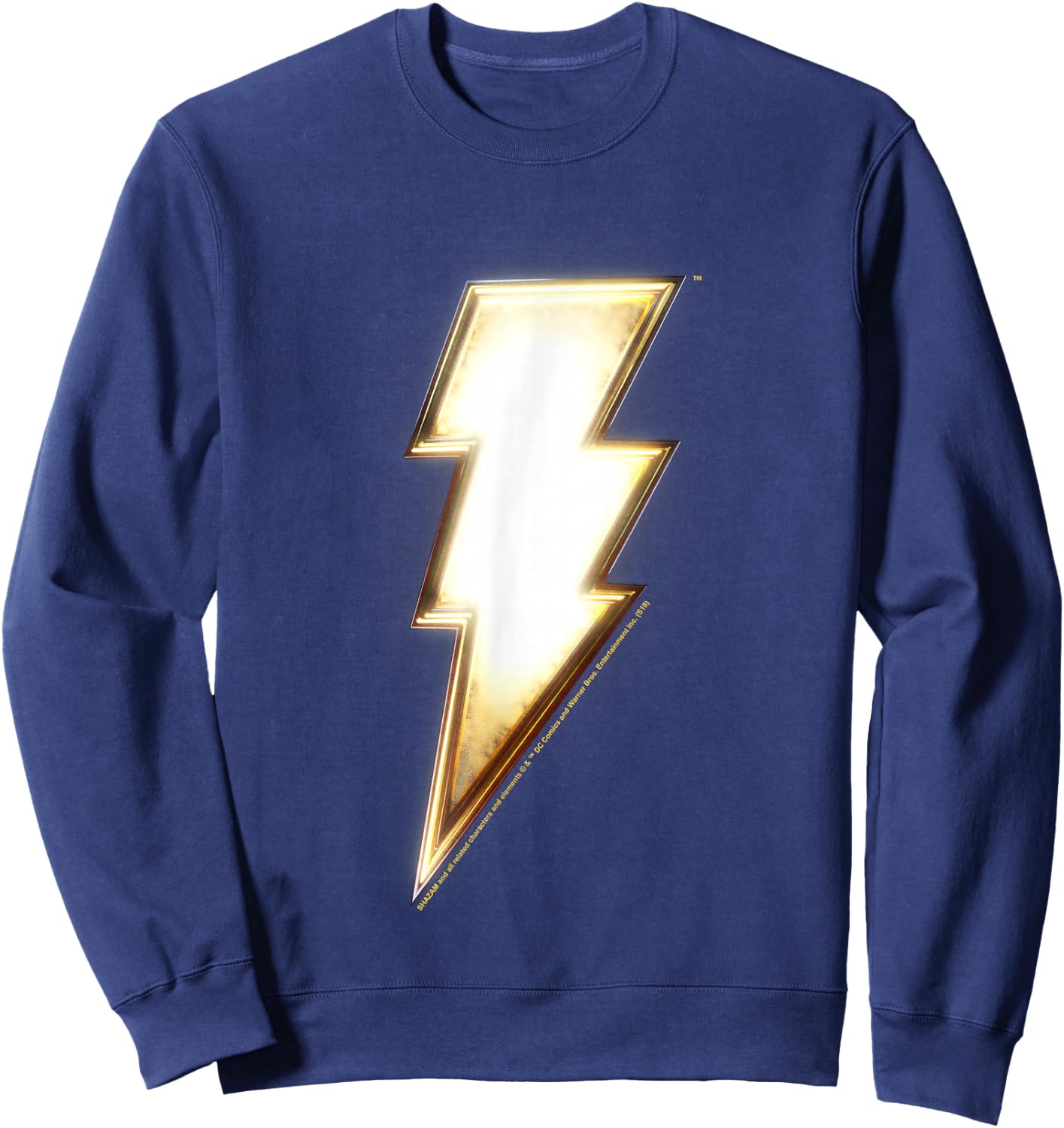 DC Comics Shazam Lightning Bolt Sweatshirt - Sweatshirt | Navy
