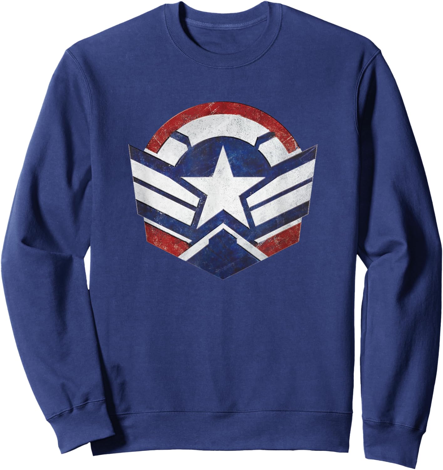 The Falcon and The Winter Soldier Captain America Star Icon Sweatshirt - Sweatshirt | Navy