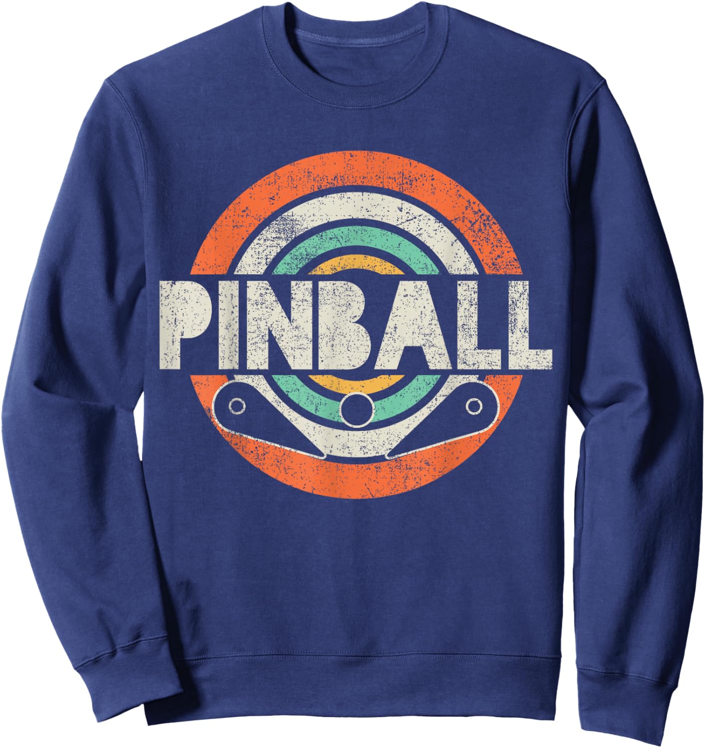 Pinball Game Vintage Black , -Kids, Small Sweatshirt - Sweatshirt | Navy