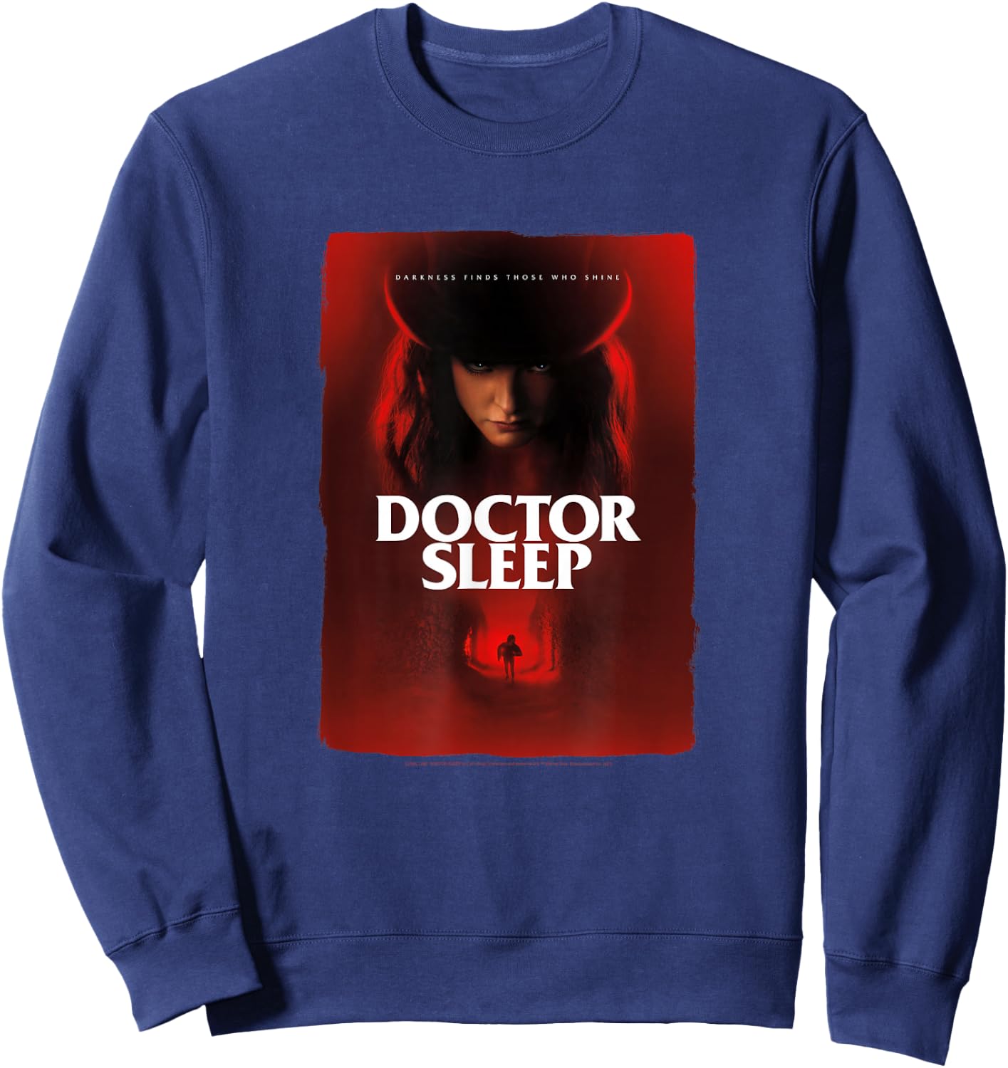 Doctor Sleep Rose Hat Poster Sweatshirt - Sweatshirt | Navy