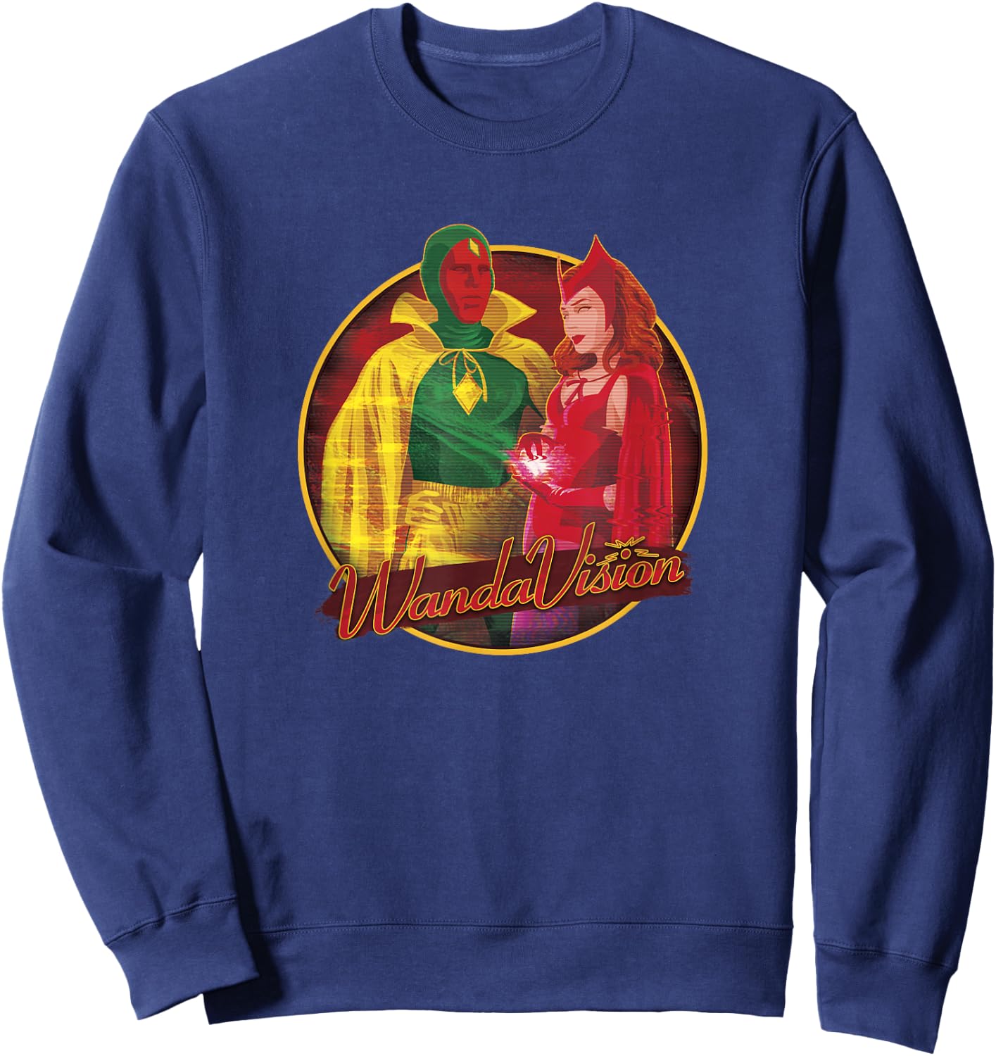 Marvel WandaVision Wanda & Vision Halloween Costumes Sweatshirt - Sweatshirt | Navy
