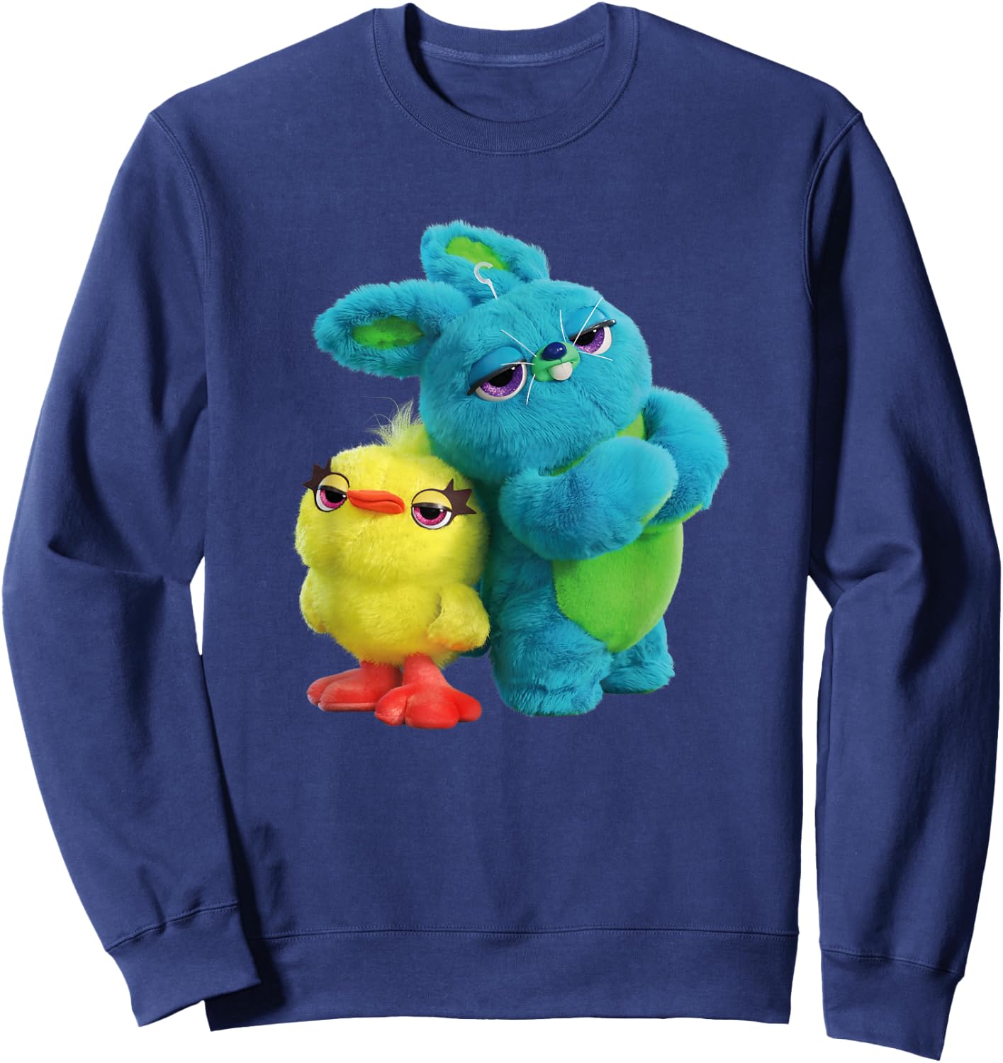 Disney Pixar Toy Story 4 Ducky and Bunny Tough Pose Sweatshirt - Sweatshirt | Navy