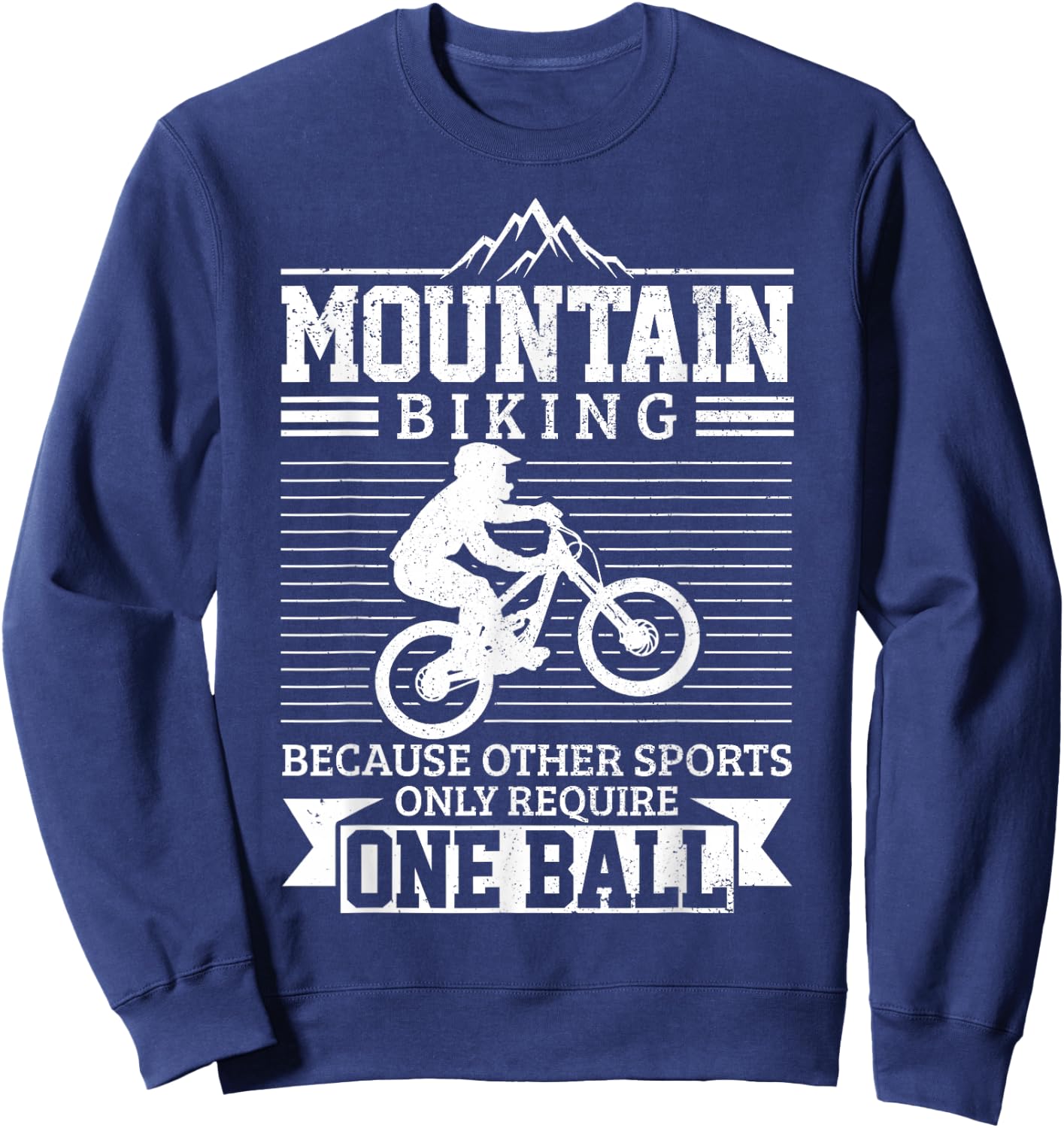 Mountain Bike MTB Downhill Freeride Mountain Biker Gift Sweatshirt - Sweatshirt | Navy