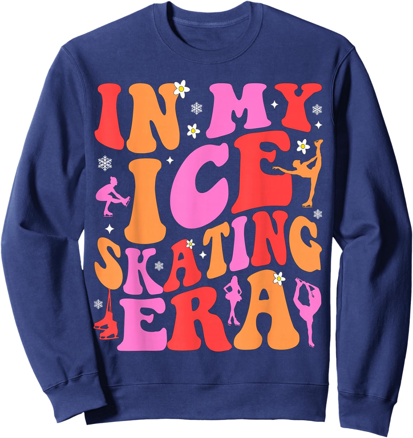 In My Ice Skating Era Sweatshirt - Sweatshirt | Navy