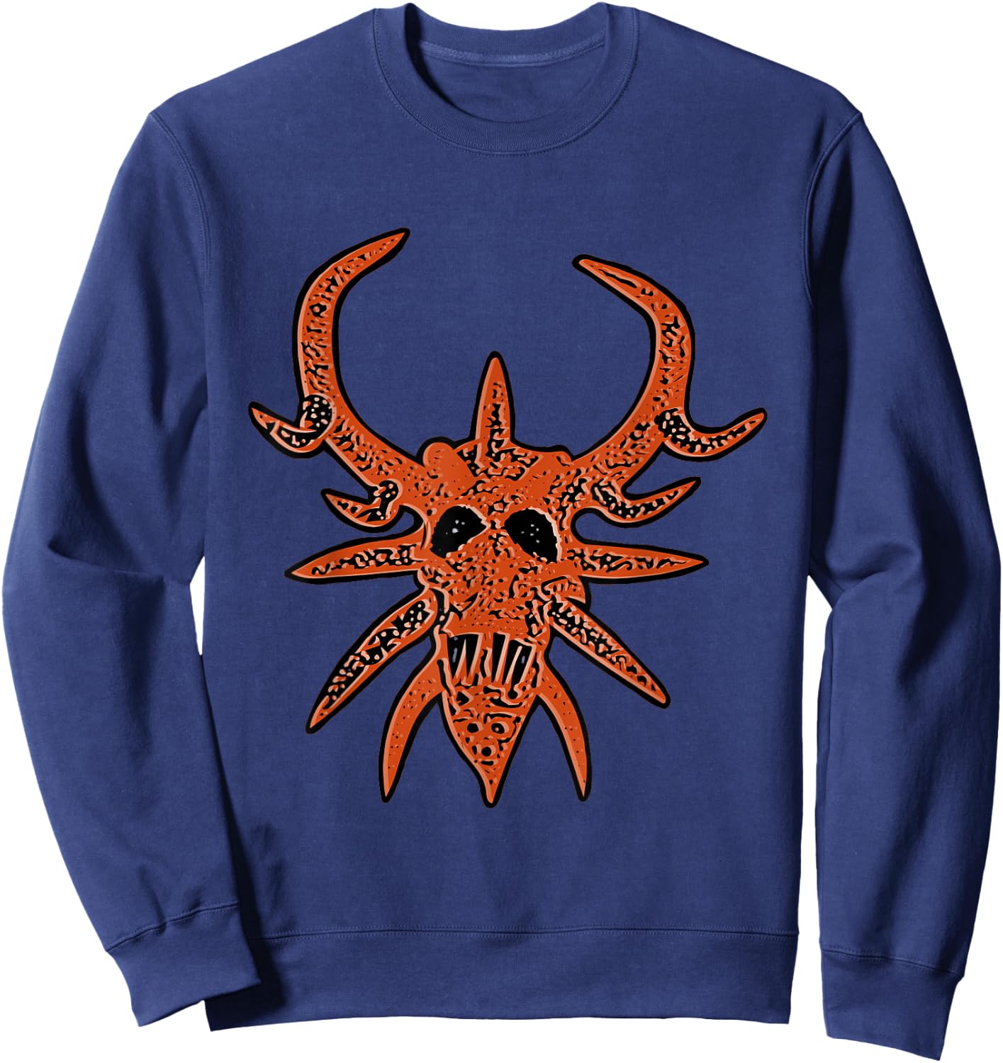 Puerto Rico Boricua Vejigante Mask Sweatshirt - Sweatshirt | Navy