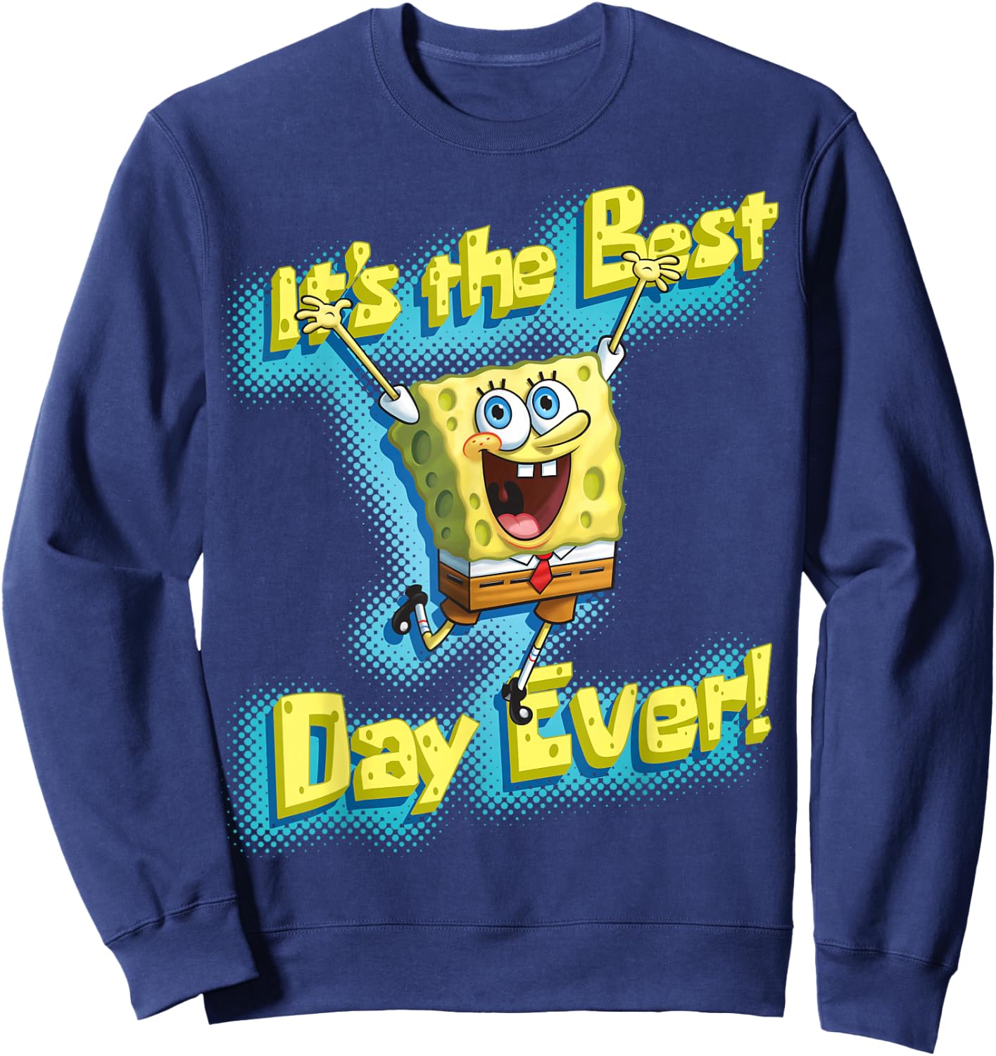 SpongeBob SquarePants It's the best day ever! Sweatshirt - Sweatshirt | Navy