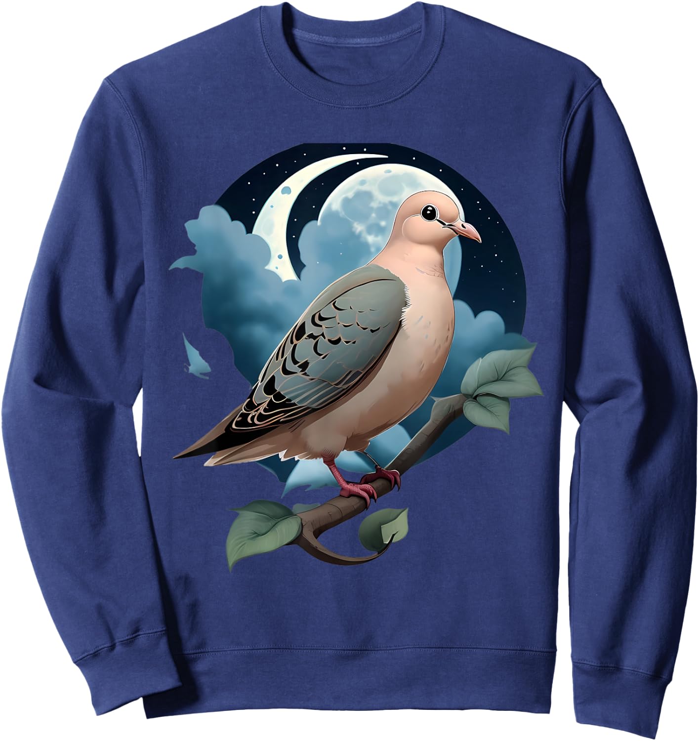 Vintage Style Mourning Dove Sweatshirt - Sweatshirt | Navy