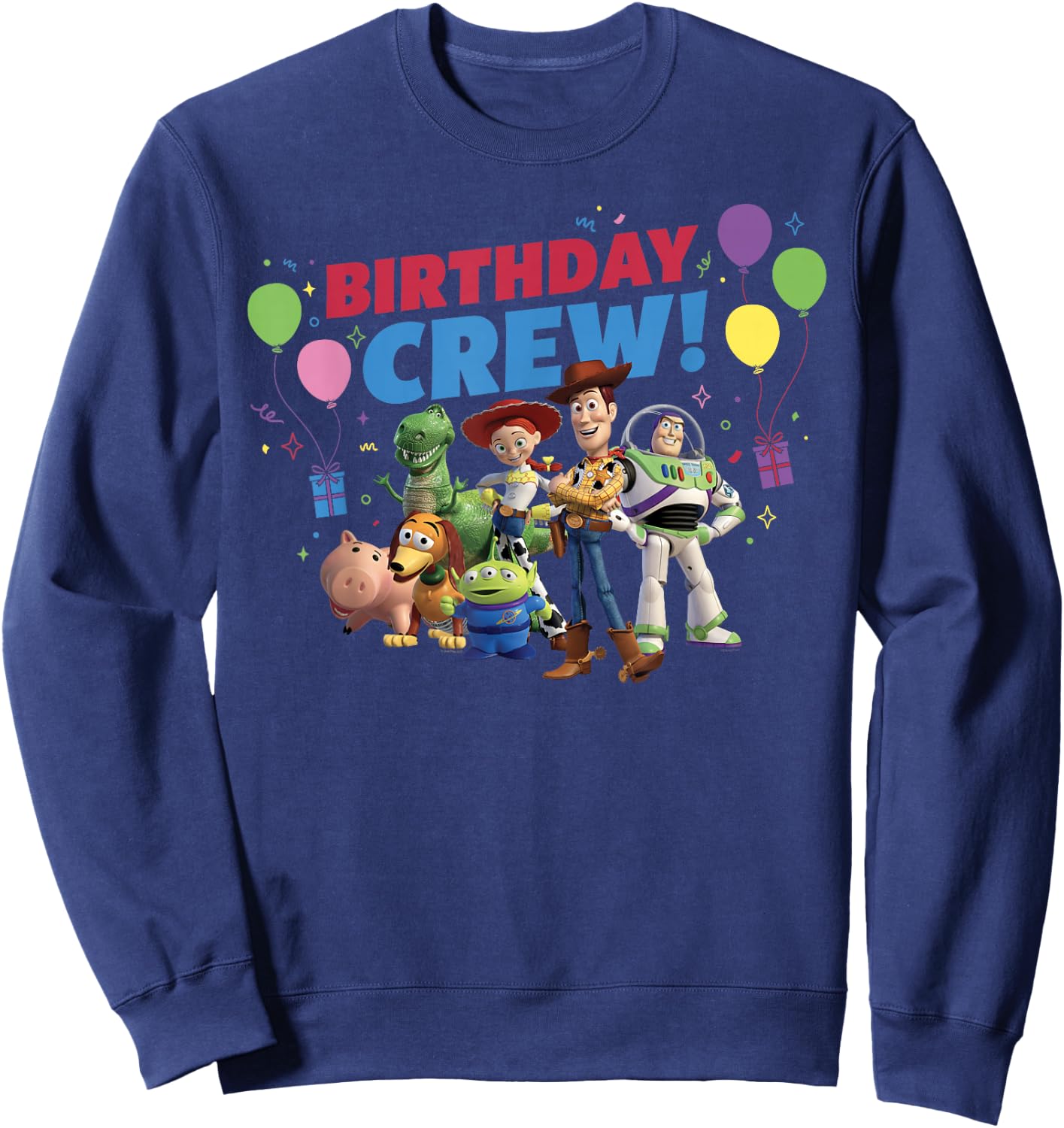 Disney and Pixar's Toy Story Family Party Birthday Crew Sweatshirt - Sweatshirt | Navy