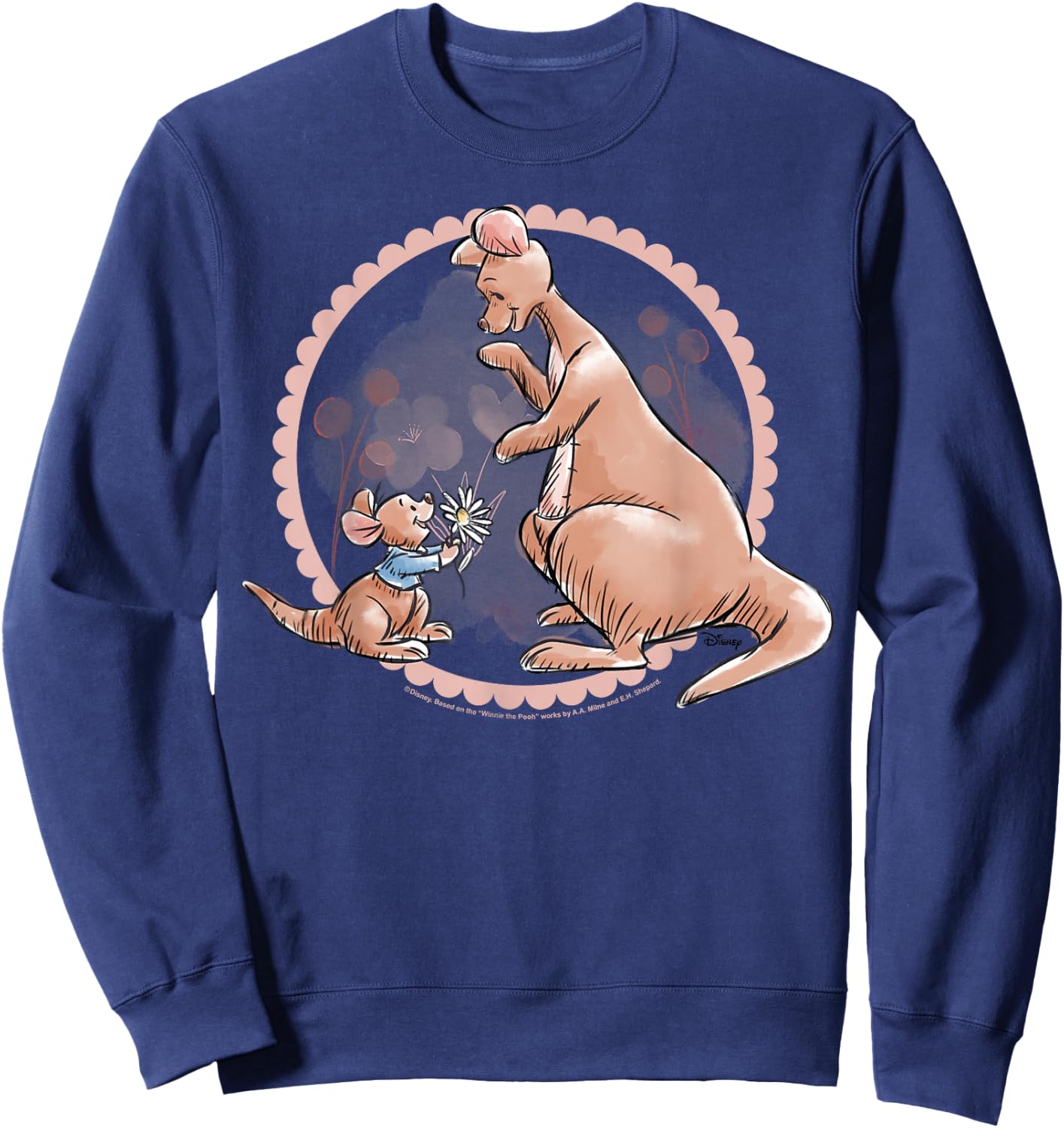 Winnie The Pooh - Kanga and Roo Sweatshirt - Sweatshirt | Navy
