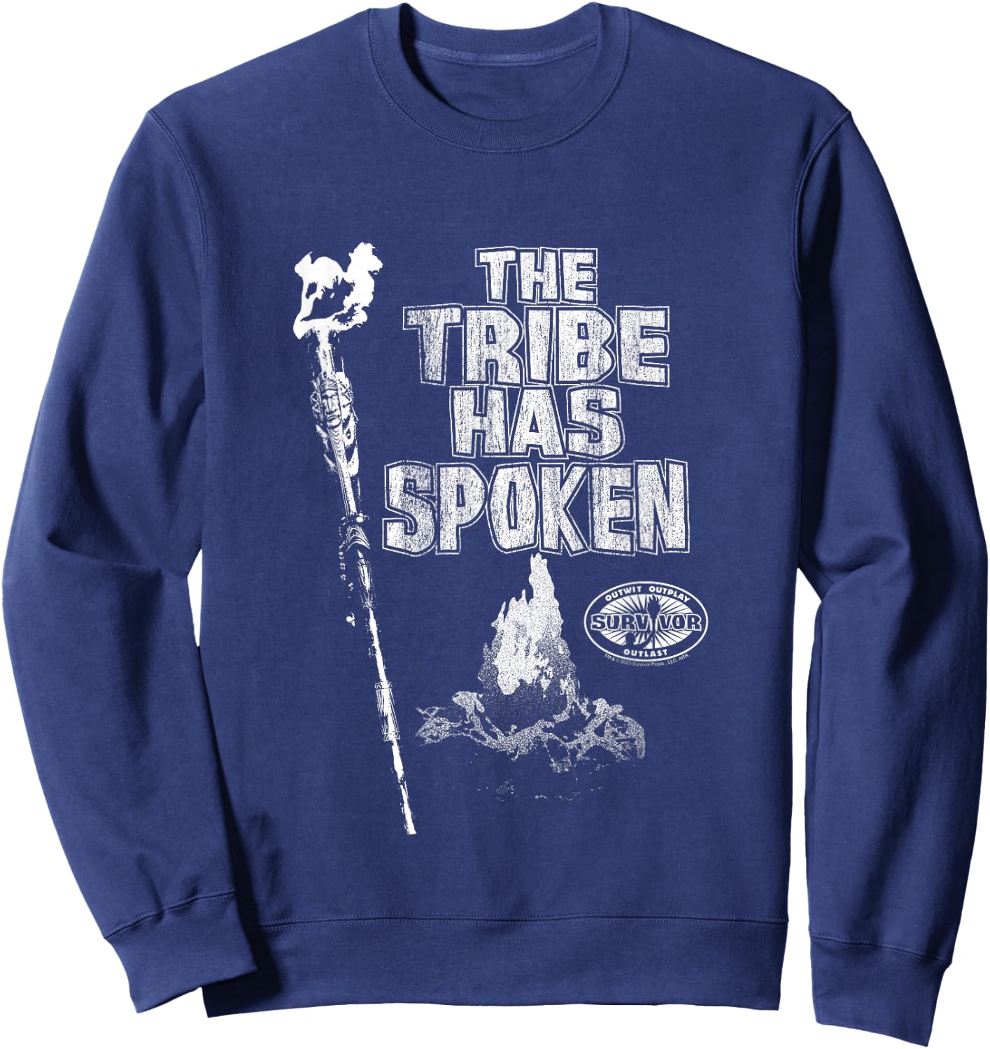 Survivor The Tribe has Spoken Fireplace Sweatshirt - Sweatshirt | Navy