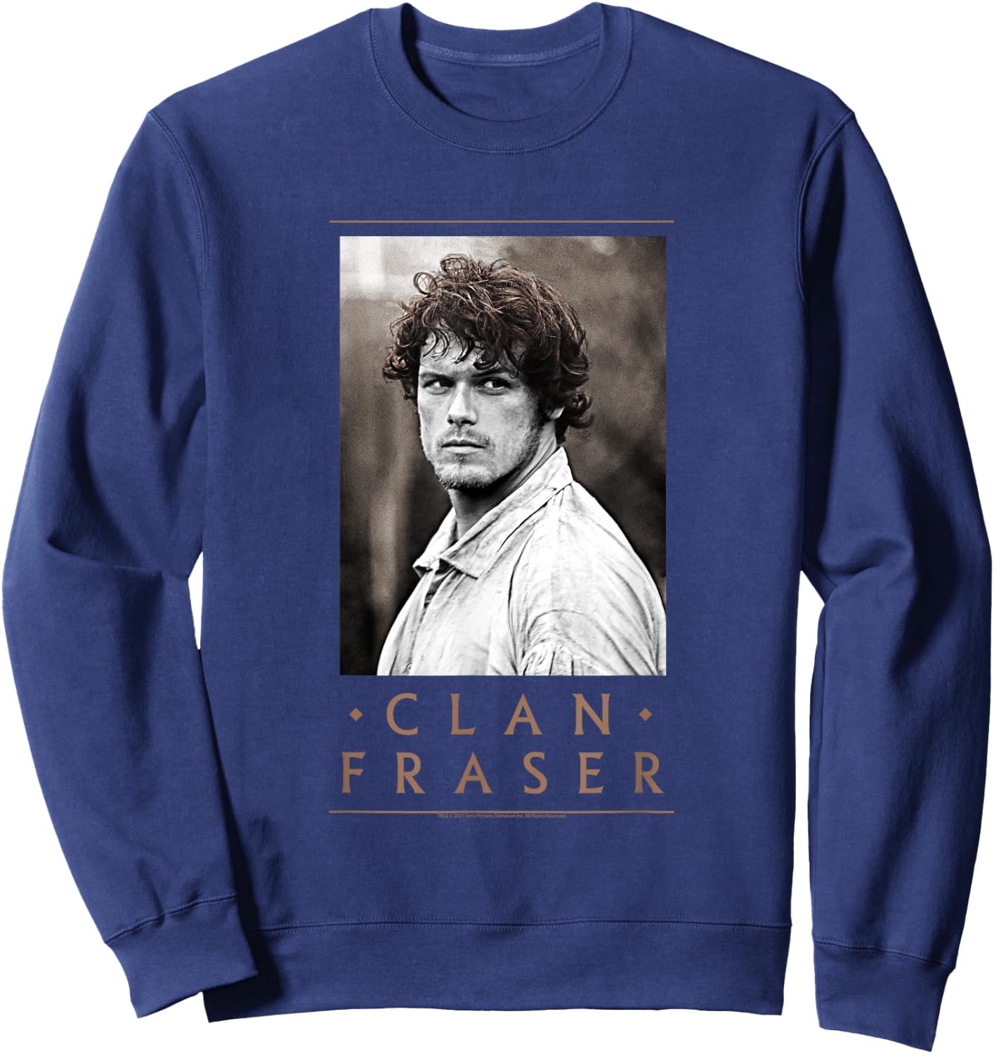 Outlander Clan Fraser Sweatshirt - Sweatshirt | Navy